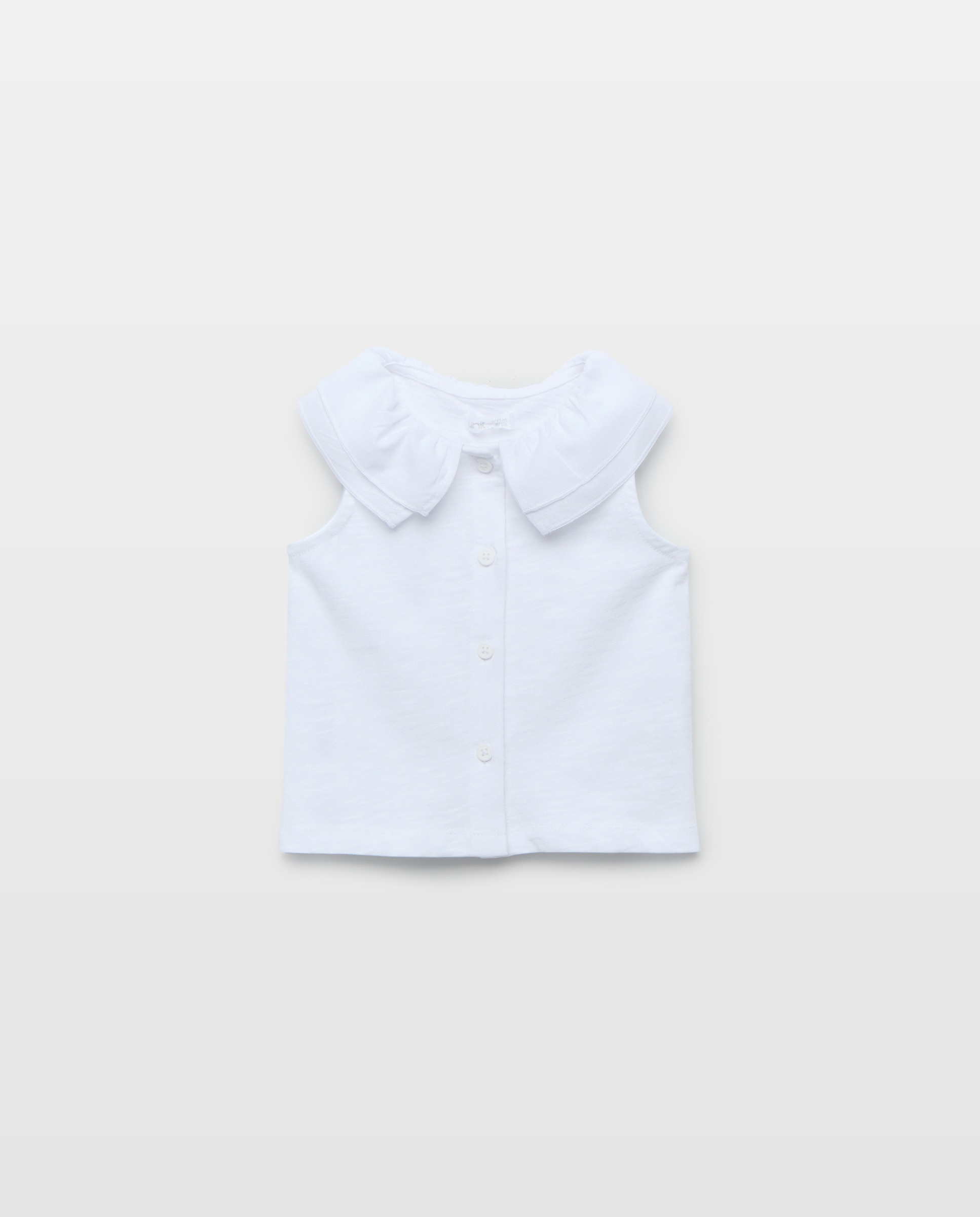 Imagen 0 de Camiseta bebé niña con doble cuello