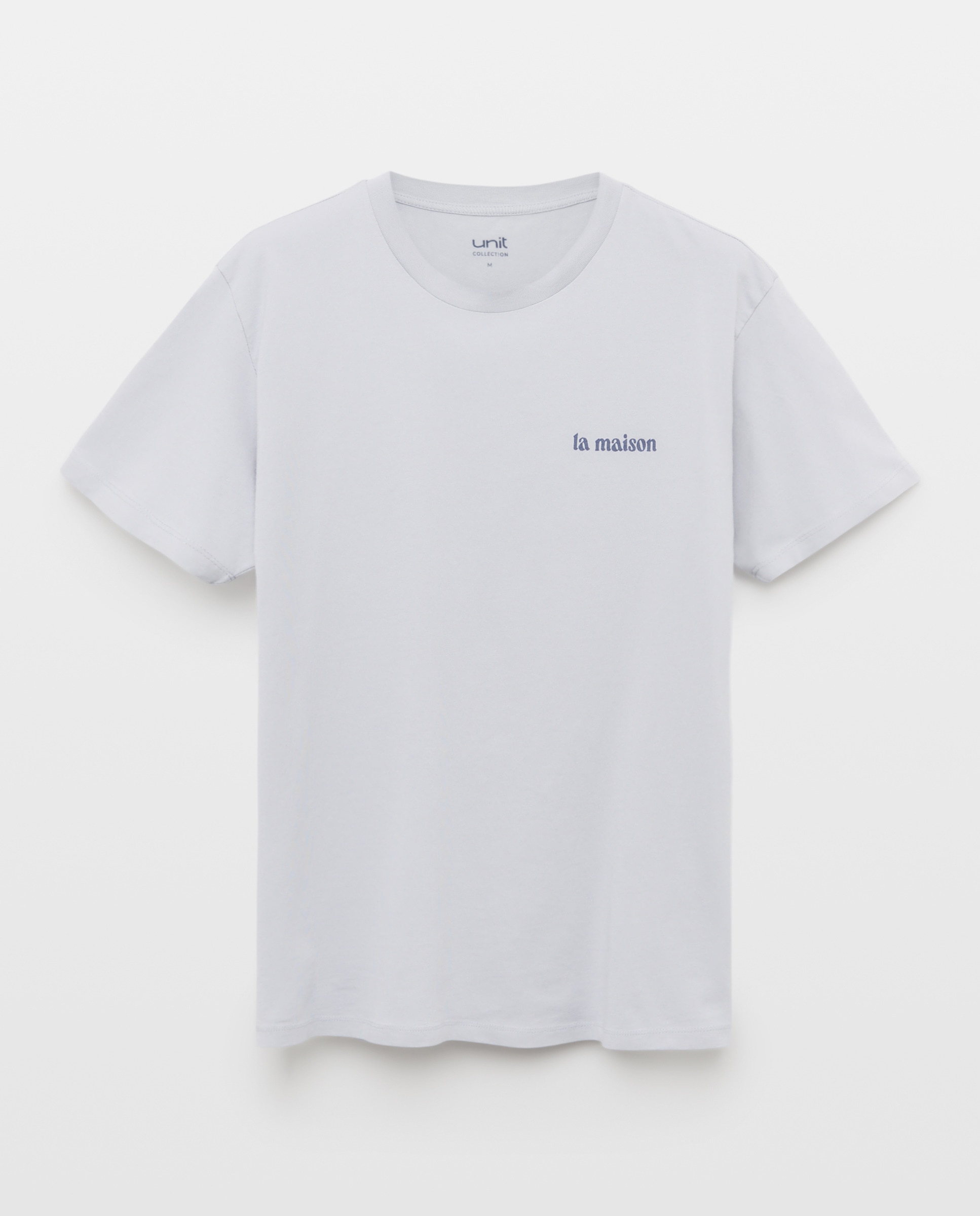 Camiseta de hombre manga corta la maison 410 Azul claro-4