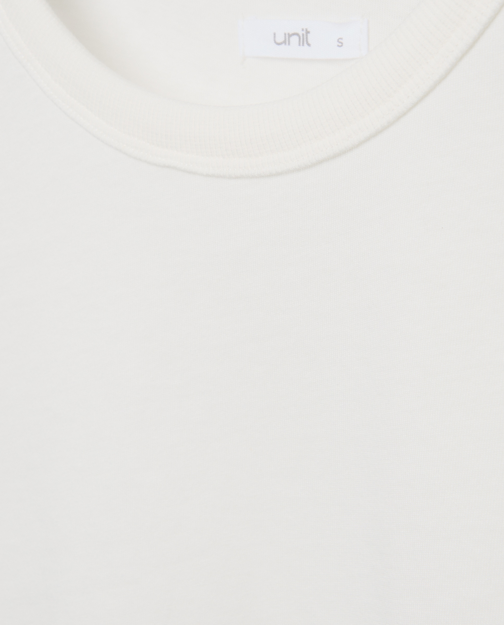Camiseta básica de mujer cuello caja Blanco-5