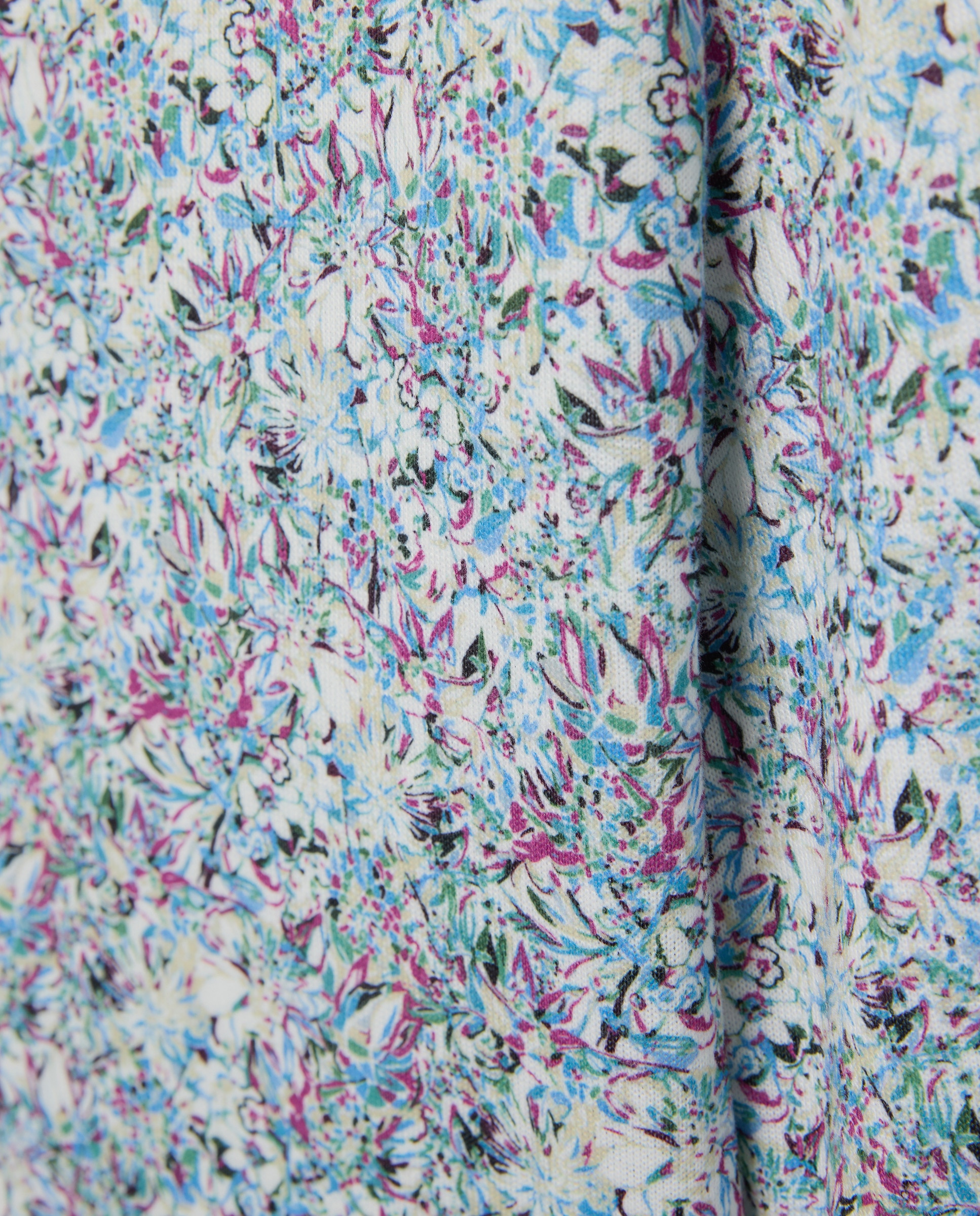 Camisola Estampada com Manga 3/4 Multicolor-5