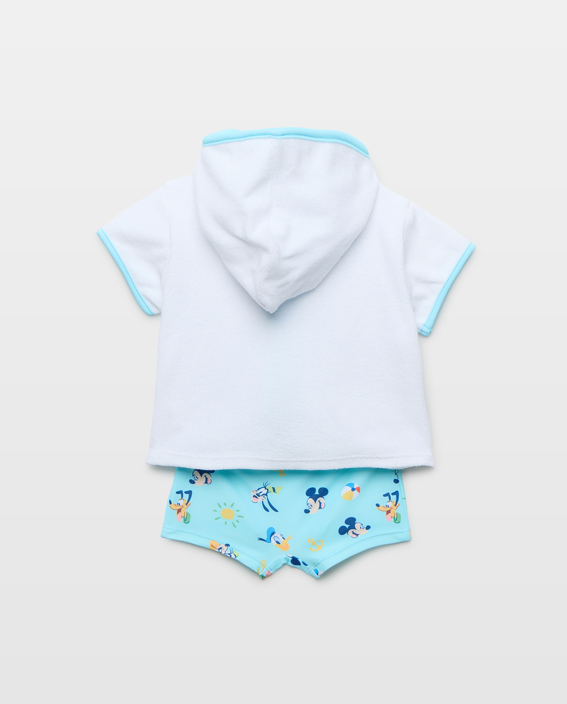 Conjunto de Bebé em Tecido Turco com Estampado Mickey Friends Baby El Corte Inglés Azul-marinho-2