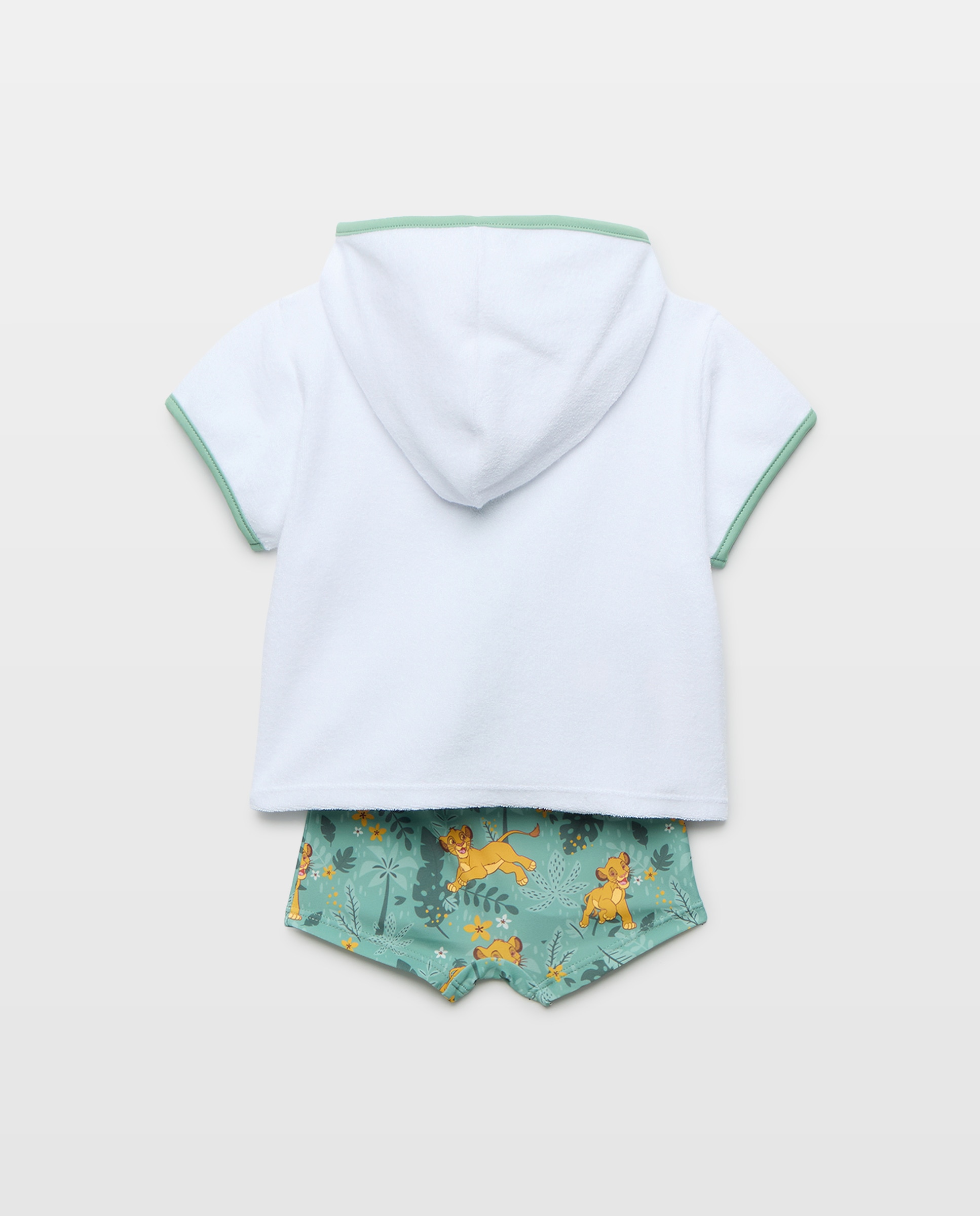 Conjunto de Bebé em Tecido Turco com Estampado O Rei Leão Baby El Corte Inglés Verde-2