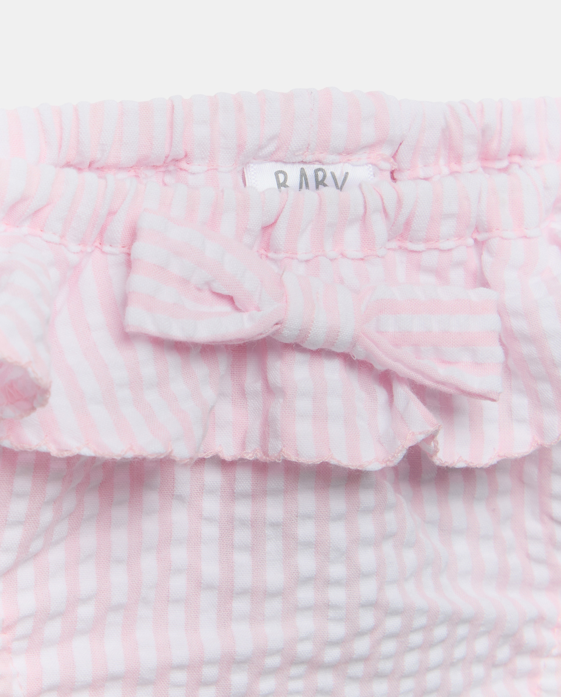 Conjunto de Bebé em Algodão Rosa-3