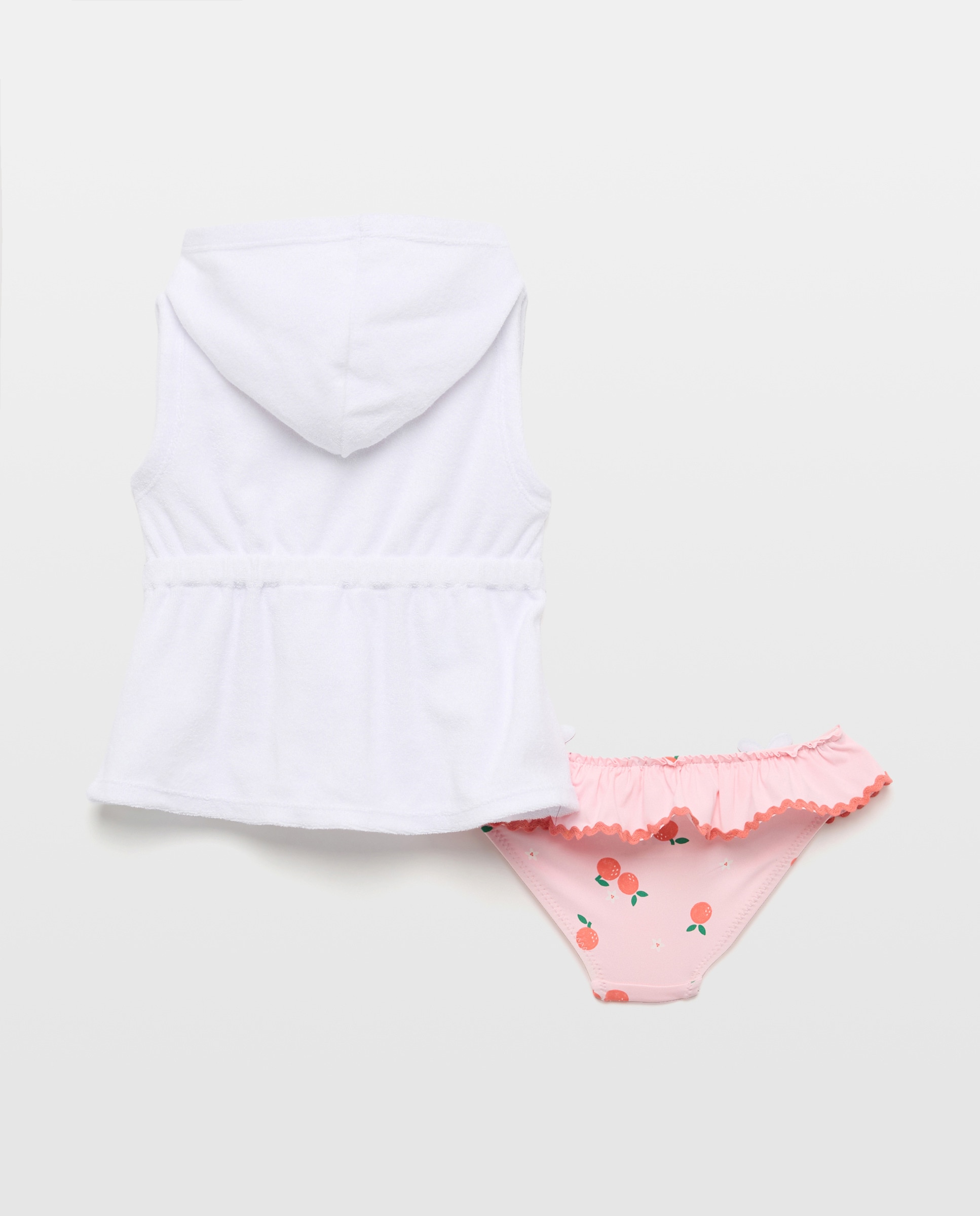 Conjunto de Banho de Bebé em Tecido Turco Baby El Corte Inglés Rosa-2