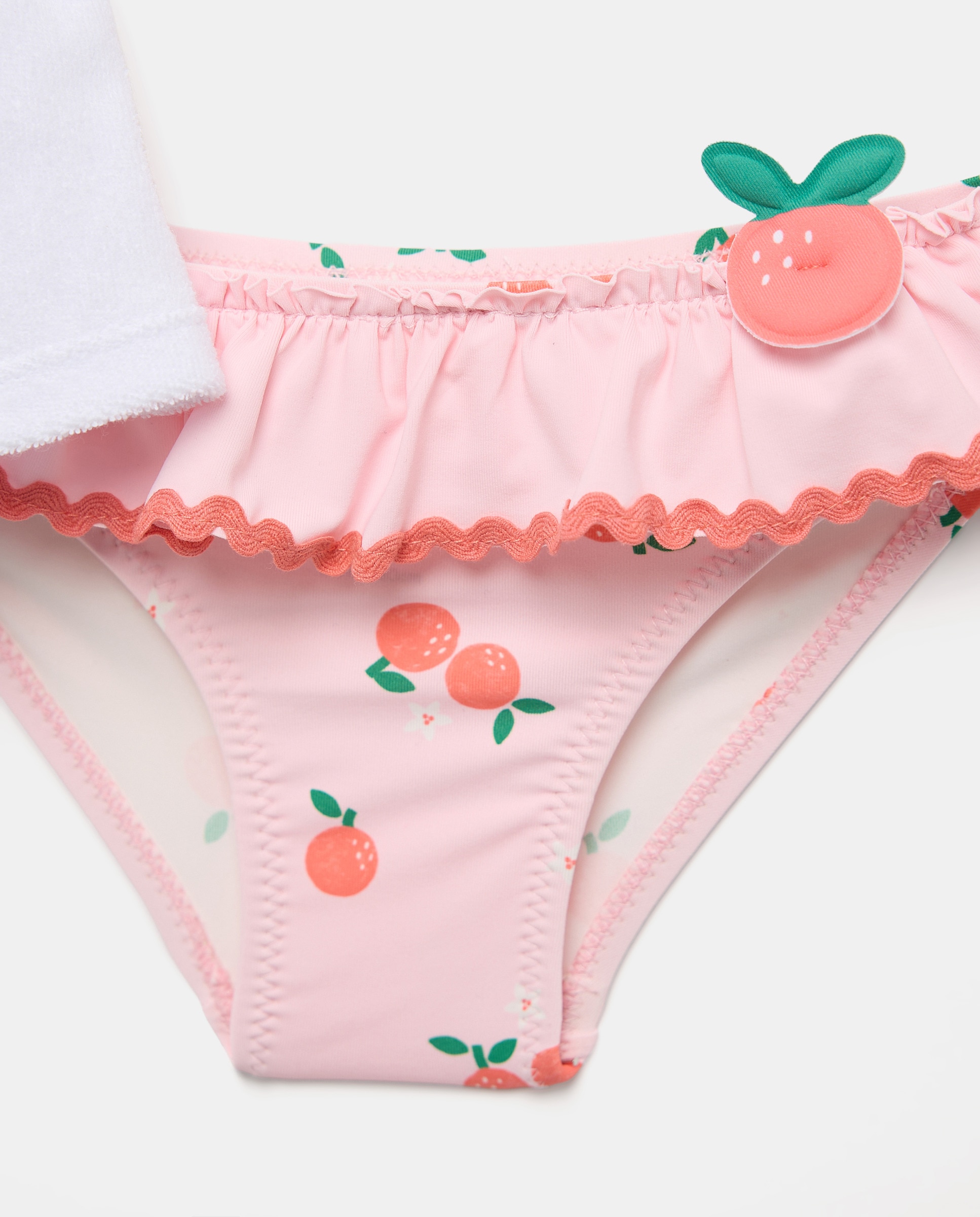 Conjunto de Banho de Bebé em Tecido Turco Baby El Corte Inglés Rosa-3