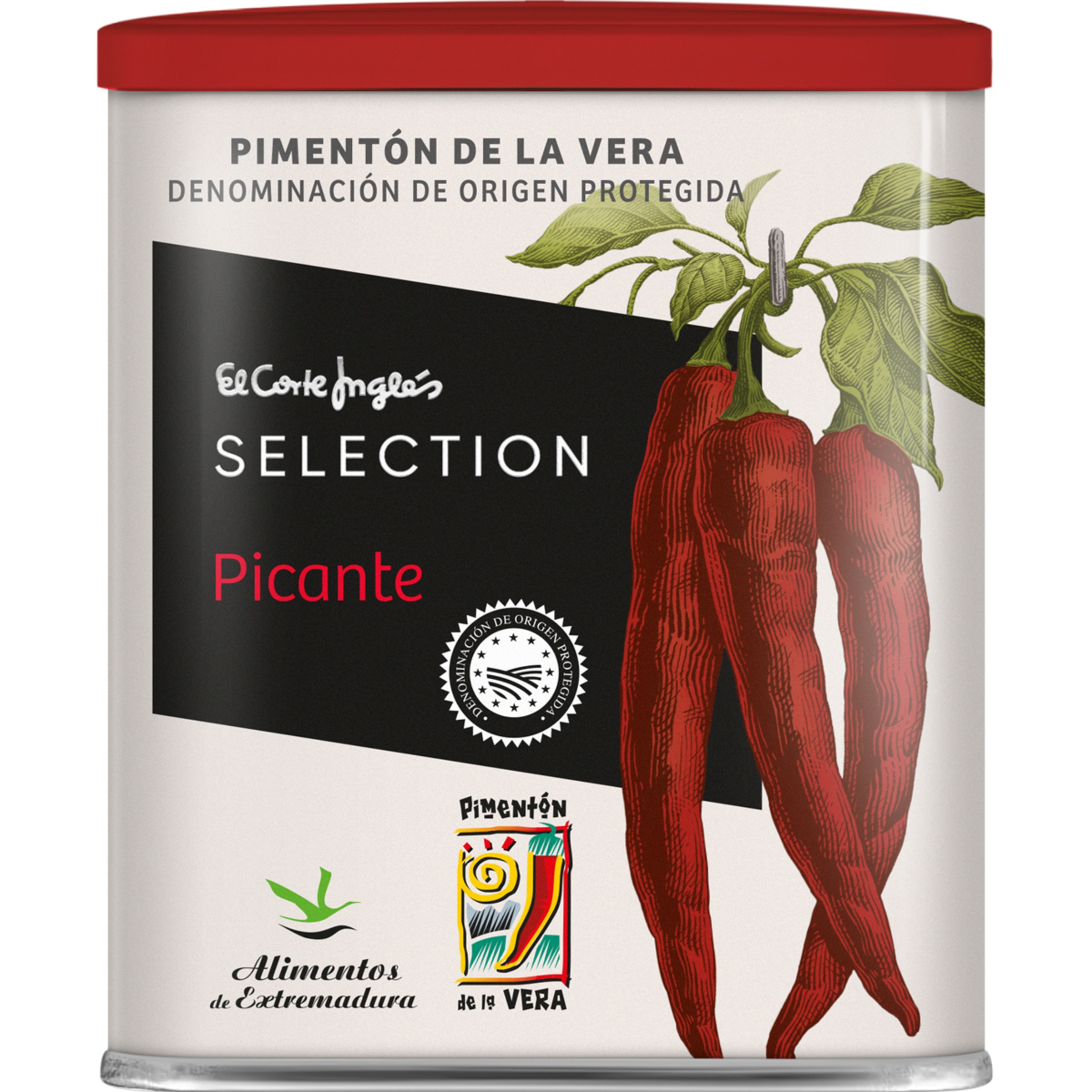 pimentón picante DOP Pimentón de la Vera lata 75 g