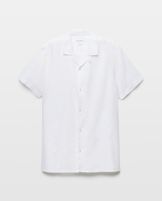 Imagem 0 de Camisa de Linho com Manga Curta