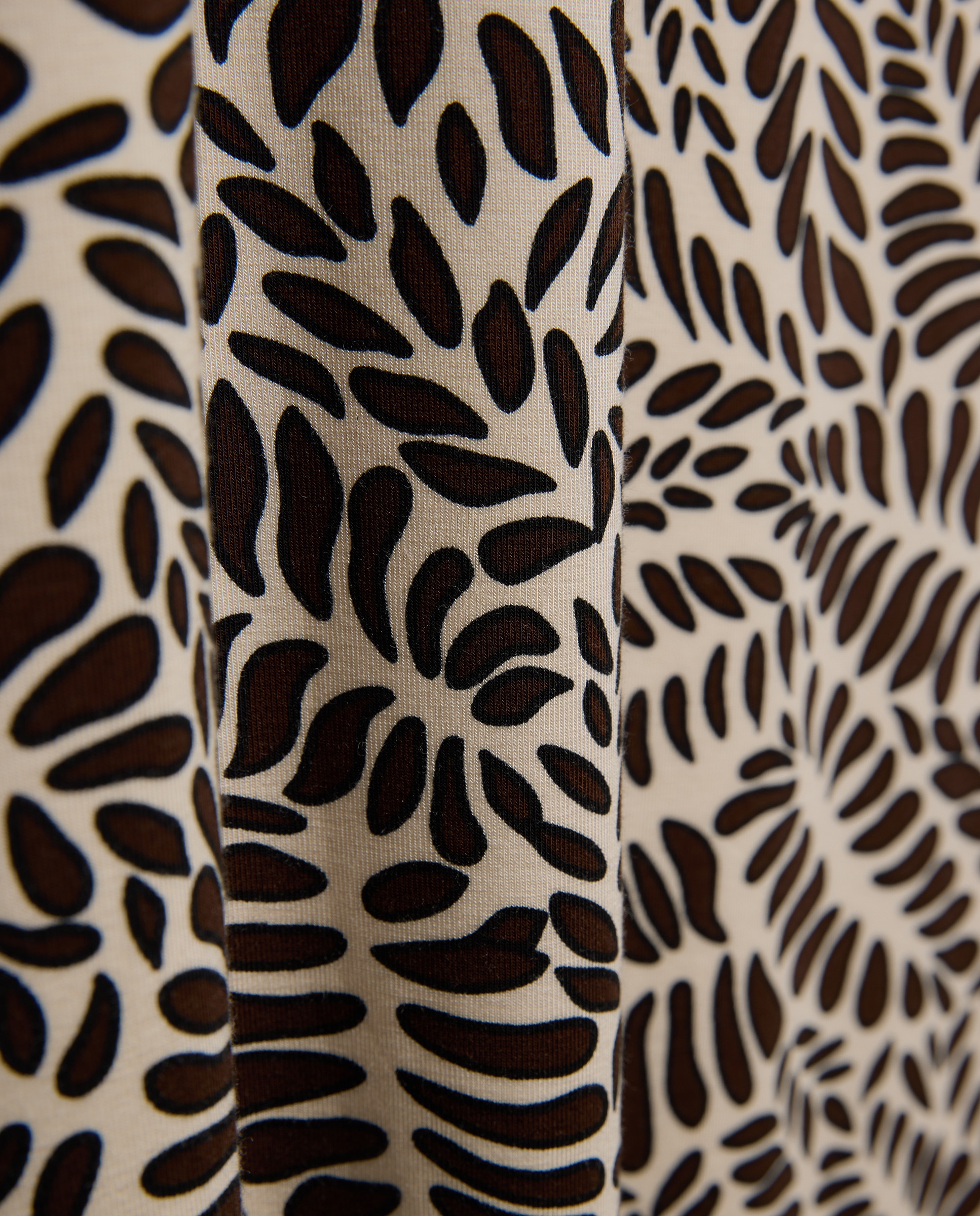 Saia Midi com Estampado Branco-5