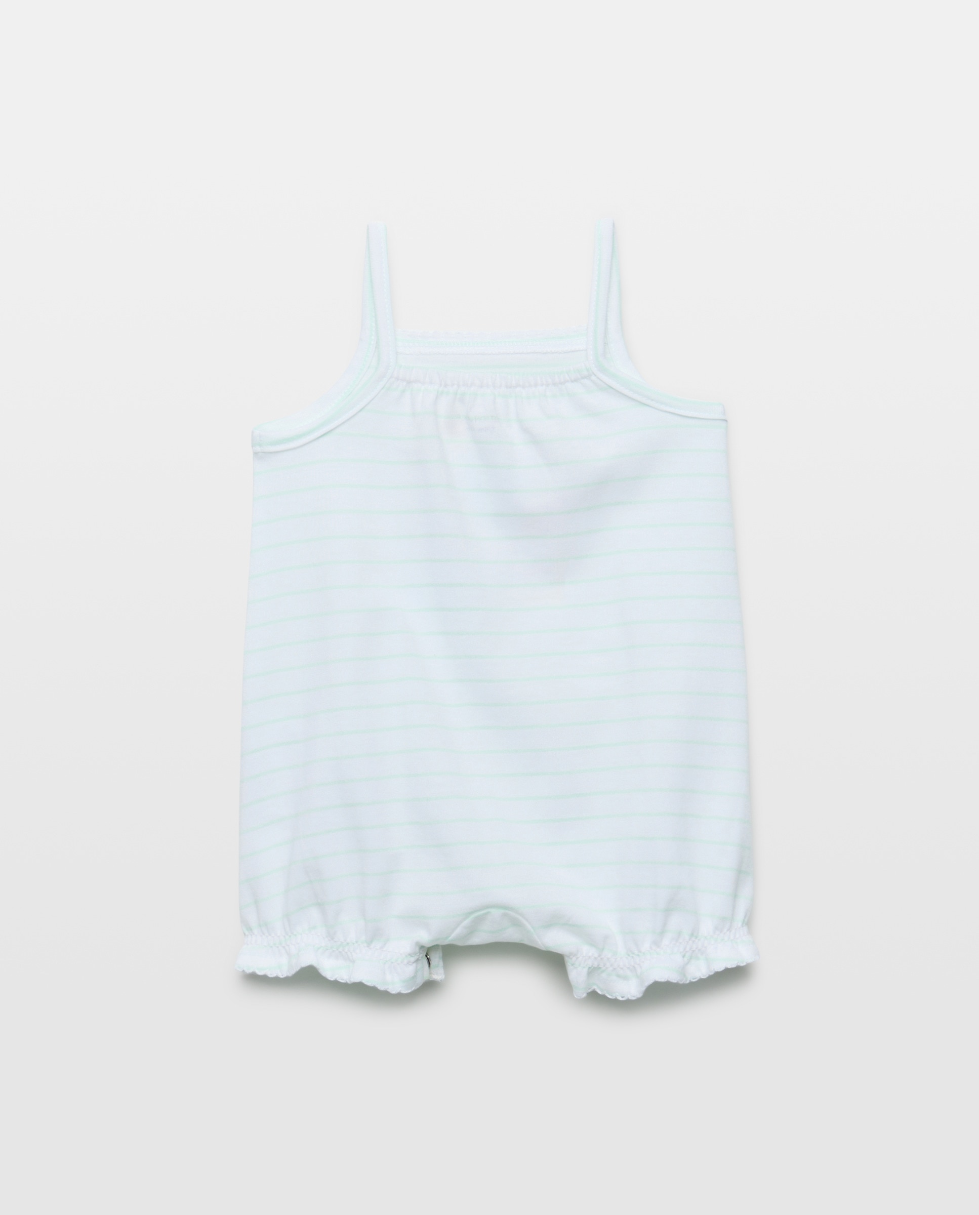 Pack de 2 Babygrows de Alças de Bebé com Estampado de Fantasia Azul-2