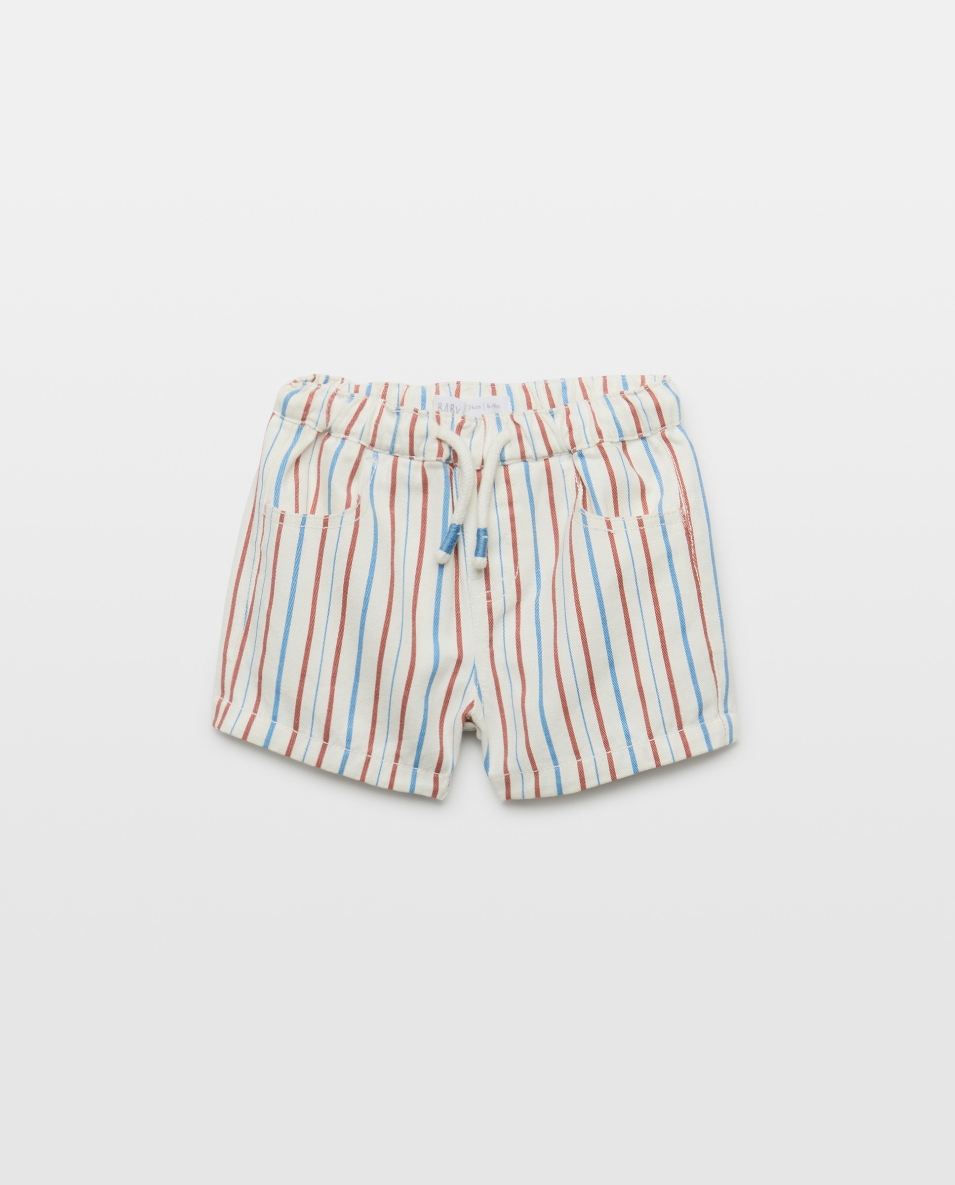 Imagem 0 de Bermudas Sarja às Riscas de Bebé