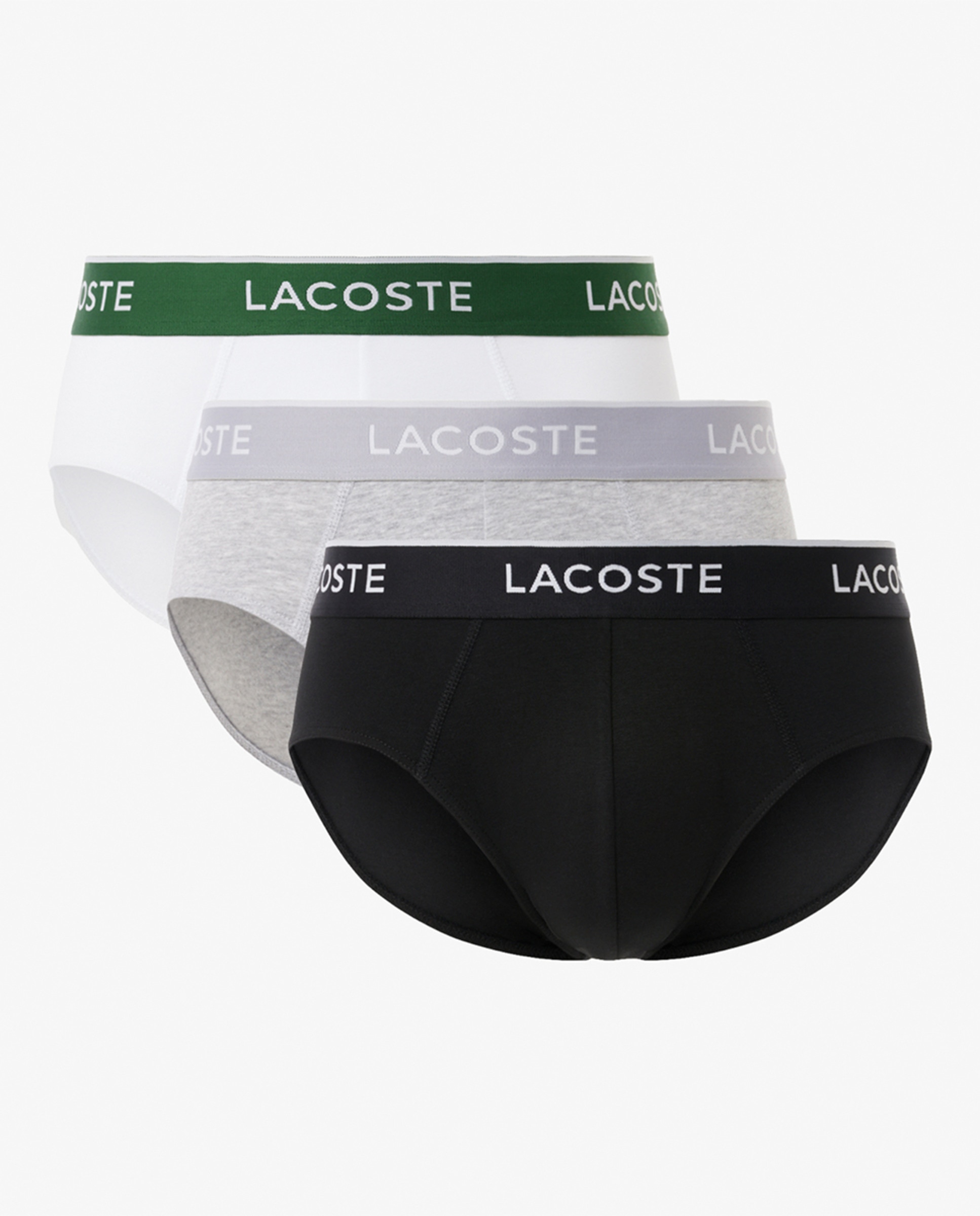 Pack de 3 Boxers de Algodão Monocromáticos com Logótipo na Cintura Multicolor-7
