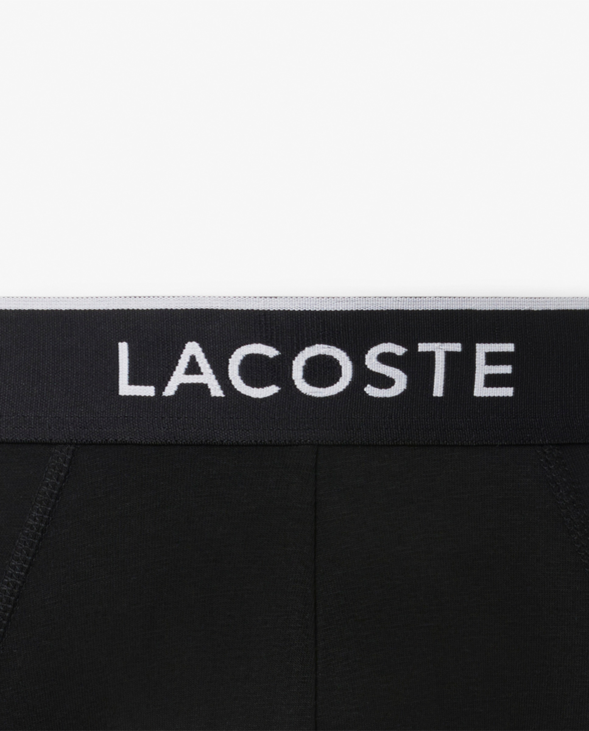 Pack de 3 Boxers de Algodão Monocromáticos com Logótipo na Cintura Multicolor-4