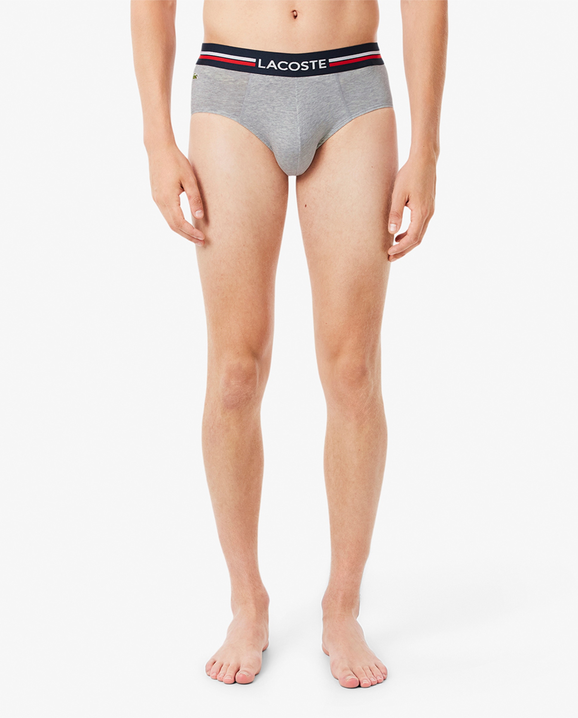 Pack de 3 Boxers de Algodão Monocromáticos com Logótipo na Cintura Multicolor-2