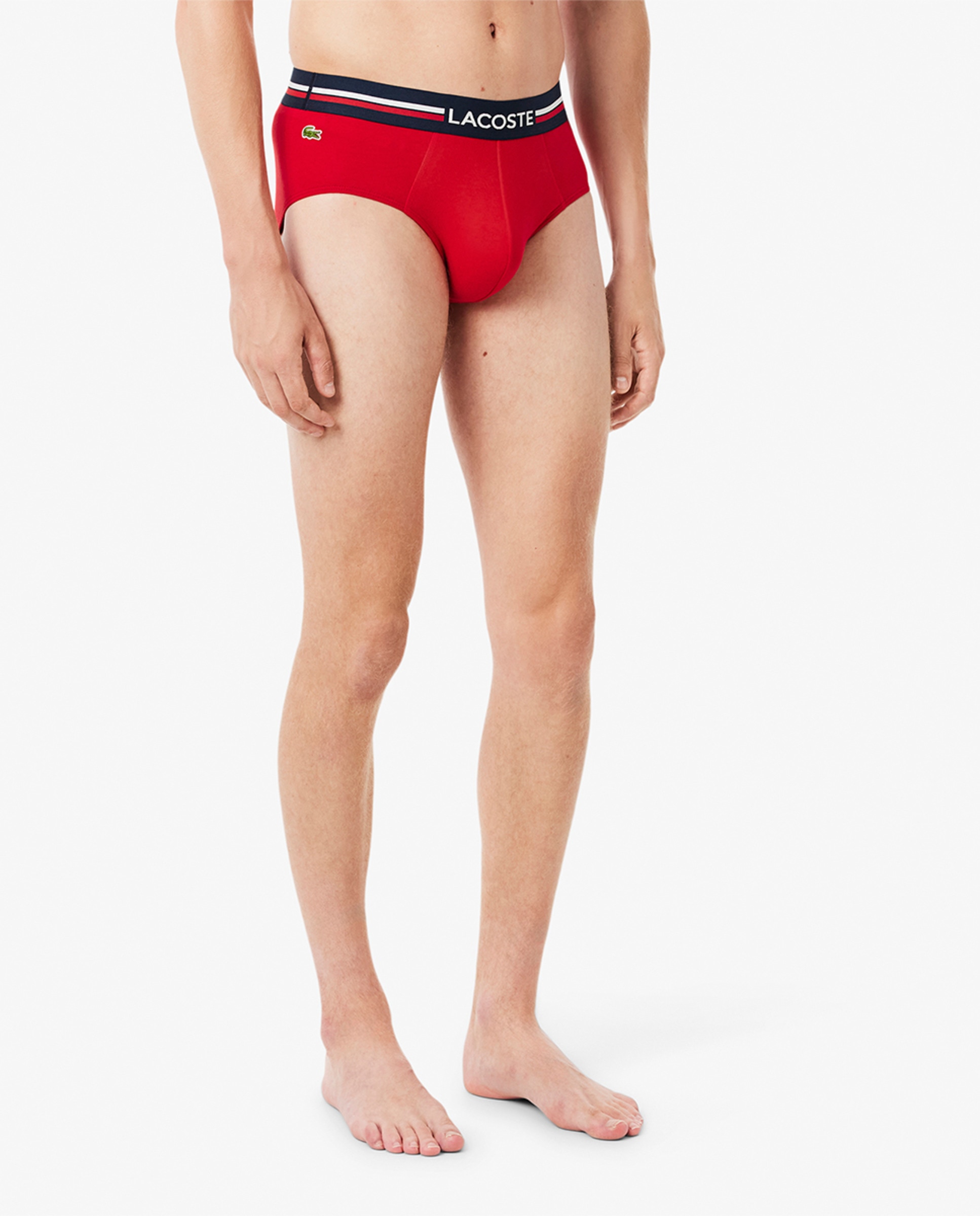 Pack de 3 Boxers de Algodão Monocromáticos com Logótipo na Cintura Multicolor-3