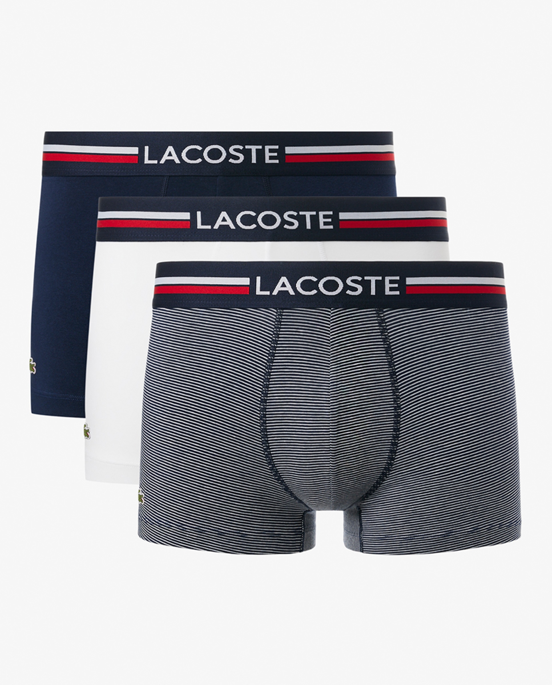 Imagem 0 de Pack de 3 Boxers de Algodão Elástico com Logótipo na Cintura