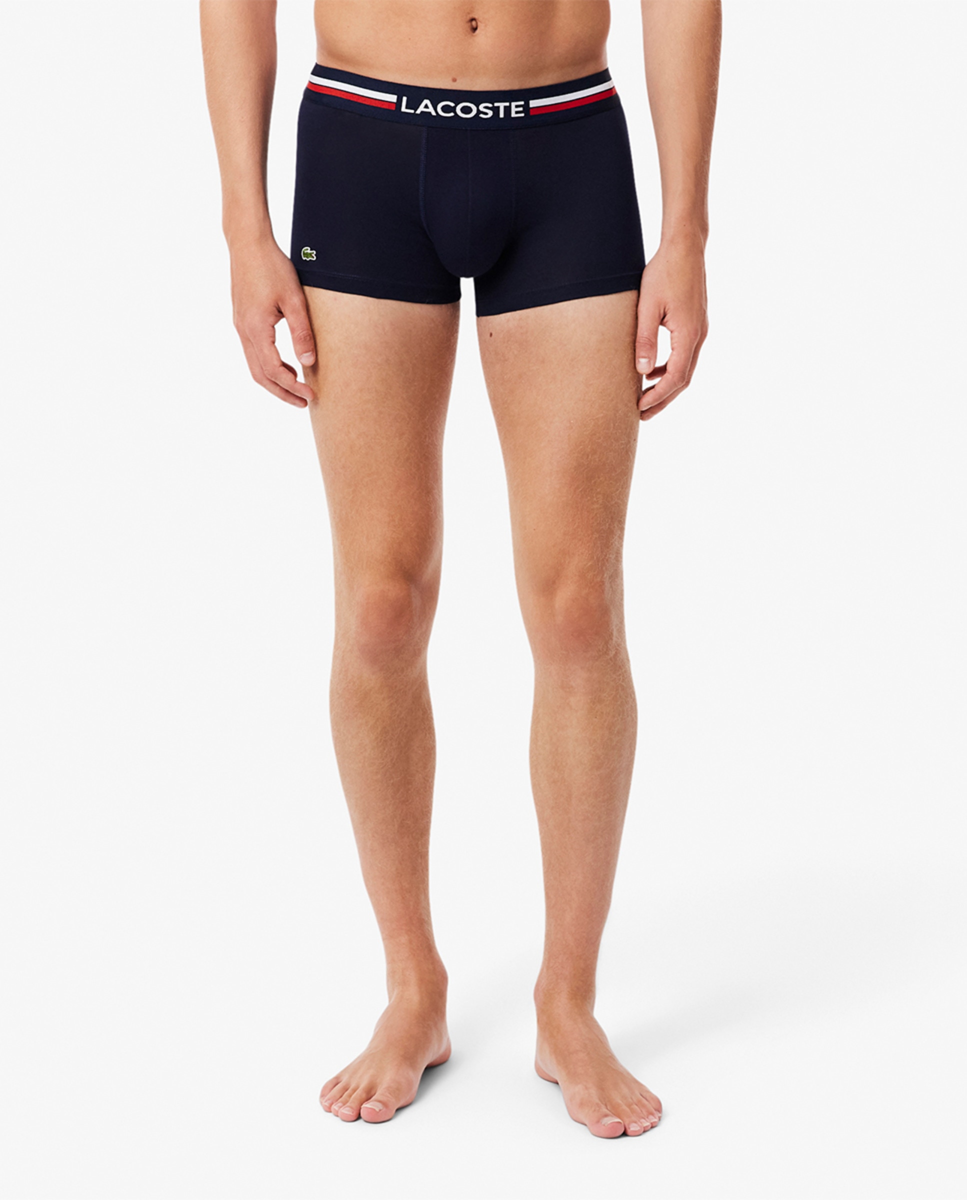 Pack de 3 Boxers de Algodão Elástico com Logótipo na Cintura Multicolor-2