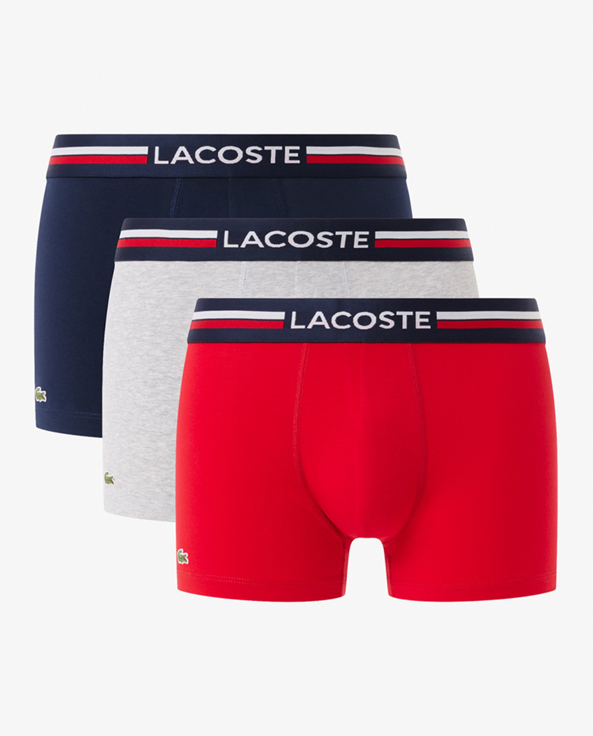 Imagem 0 de Pack de 3 Boxers de Algodão Elástico com Logótipo na Cintura