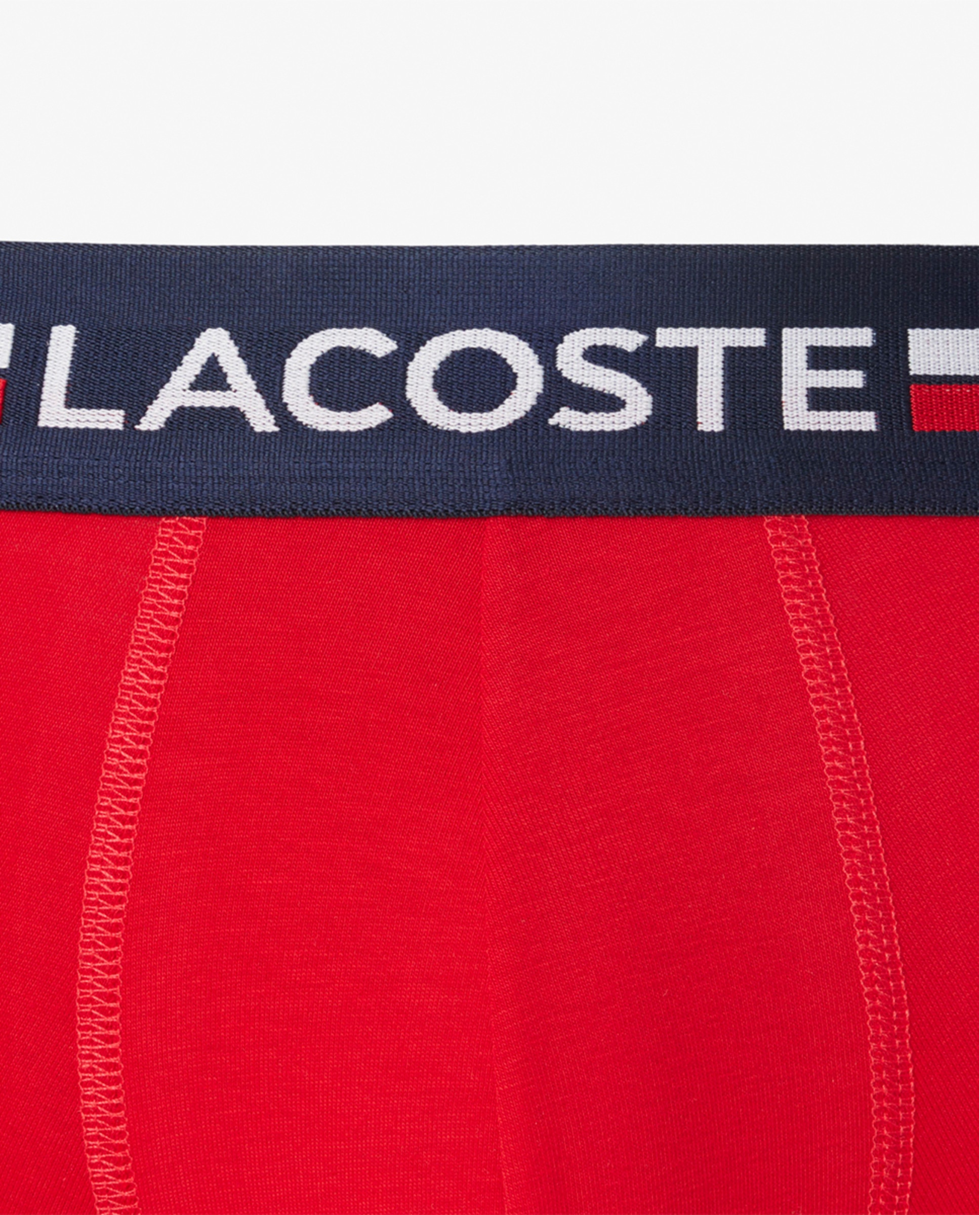 Pack de 3 Boxers de Algodão Elástico com Logótipo na Cintura Multicolor-5