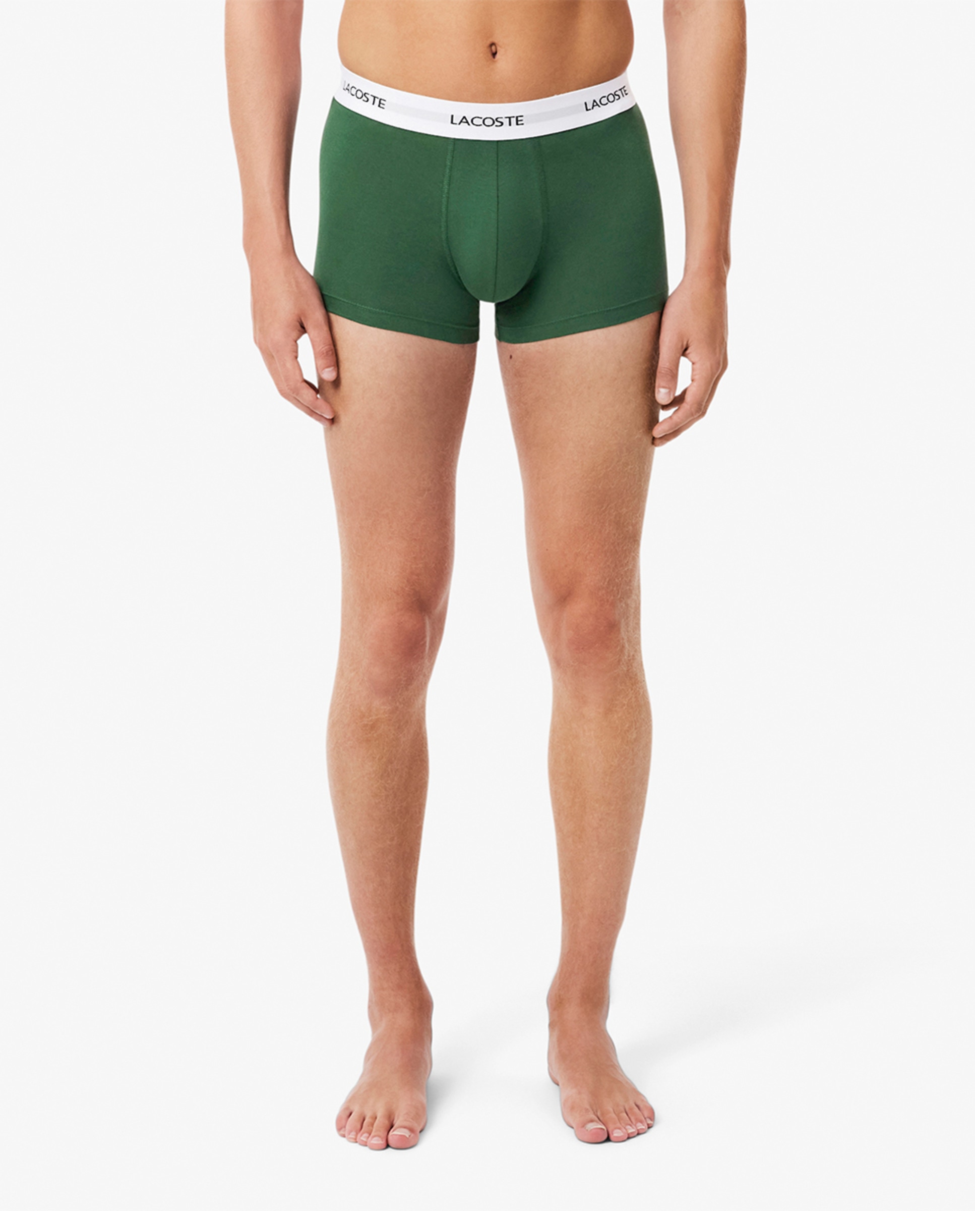 Pack de 3 Boxers de Algodão com Logótipo na Cintura Multicolor-4