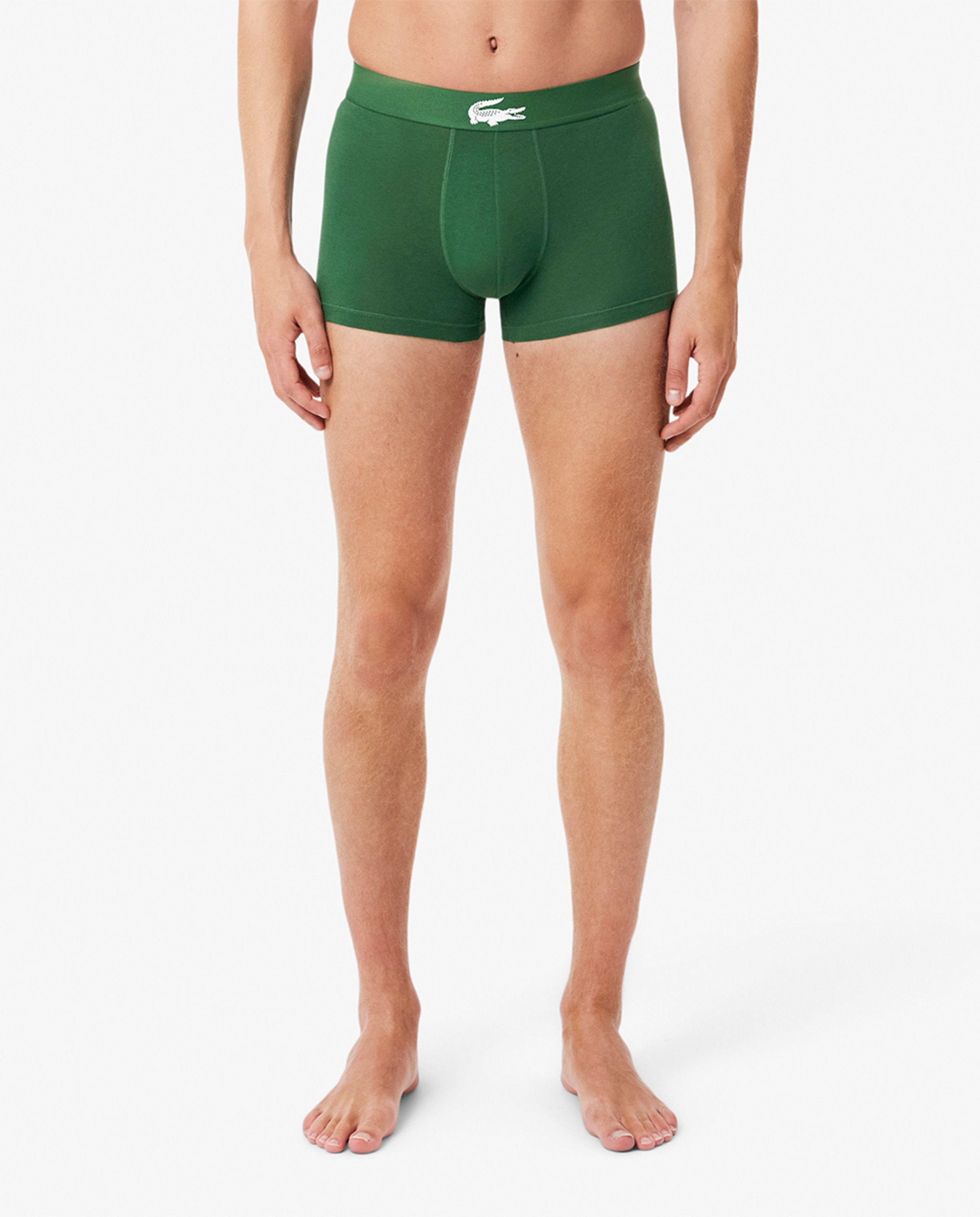 Pack de 3 Boxers de Algodão com Logótipo na Cintura Multicolor-4