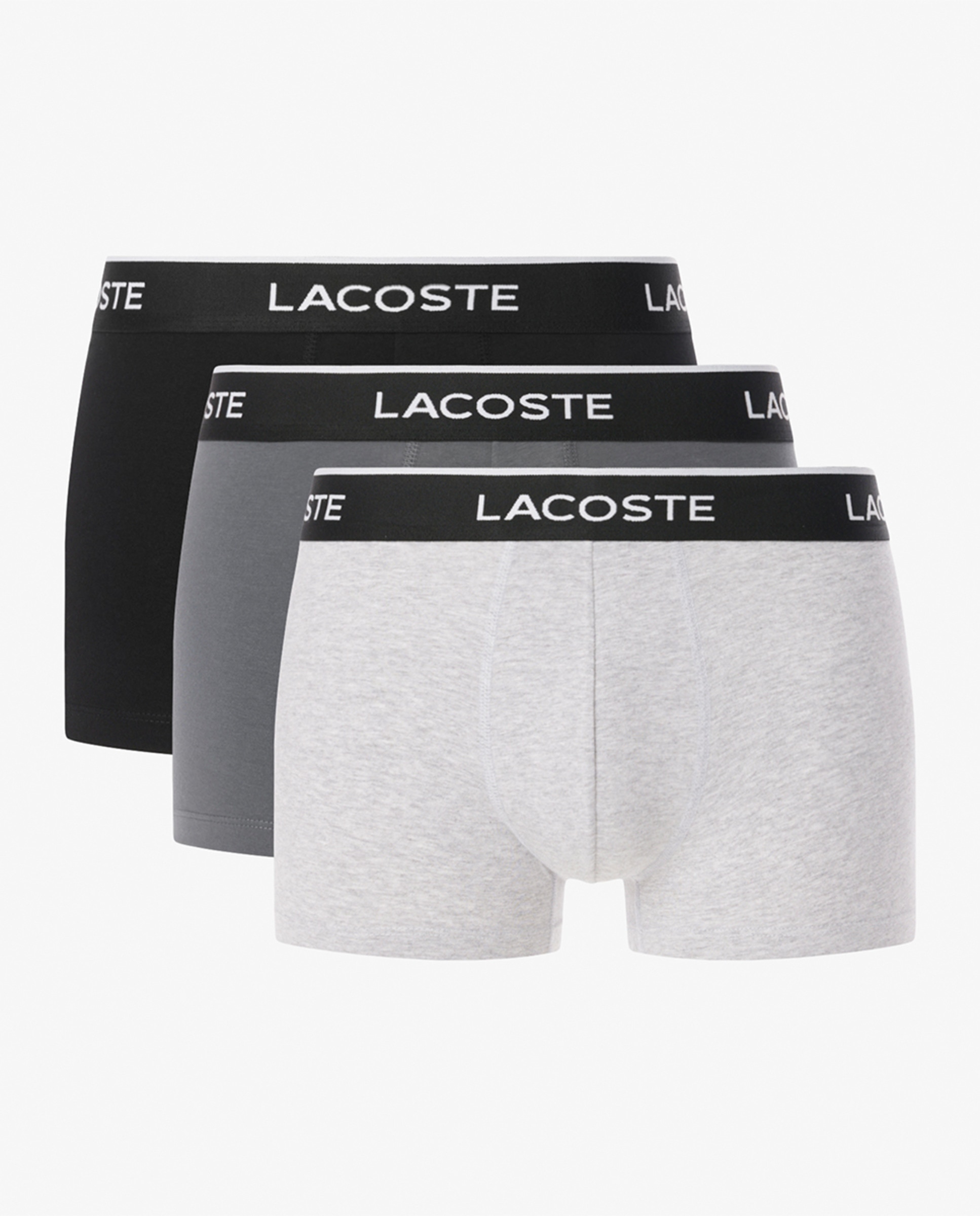 Pack de 3 Boxers de Algodão Elástico com Logótipo na Cintura Multicolor-6