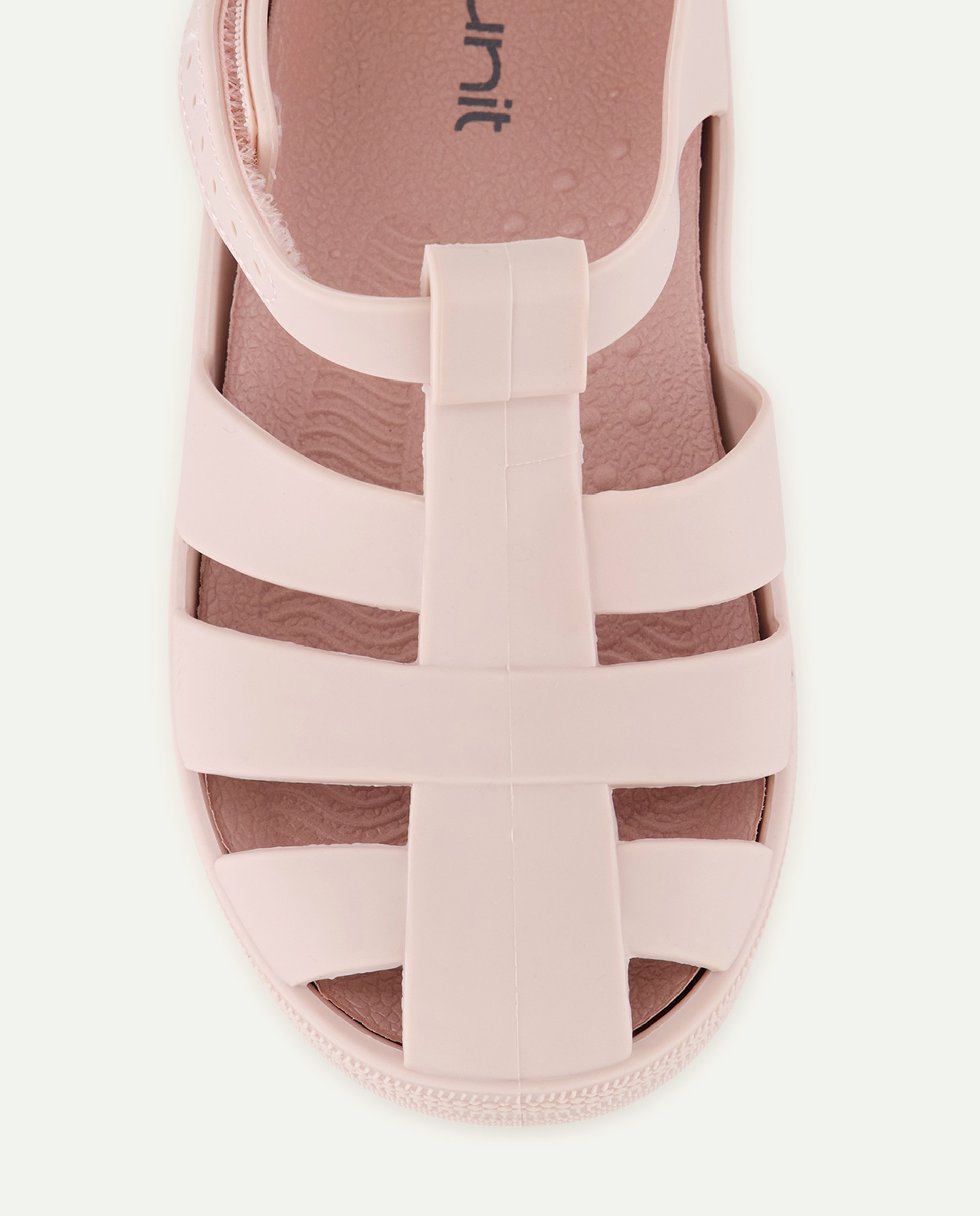 Cangrejera bebés de goma con velcro 220 Rosa palo-5