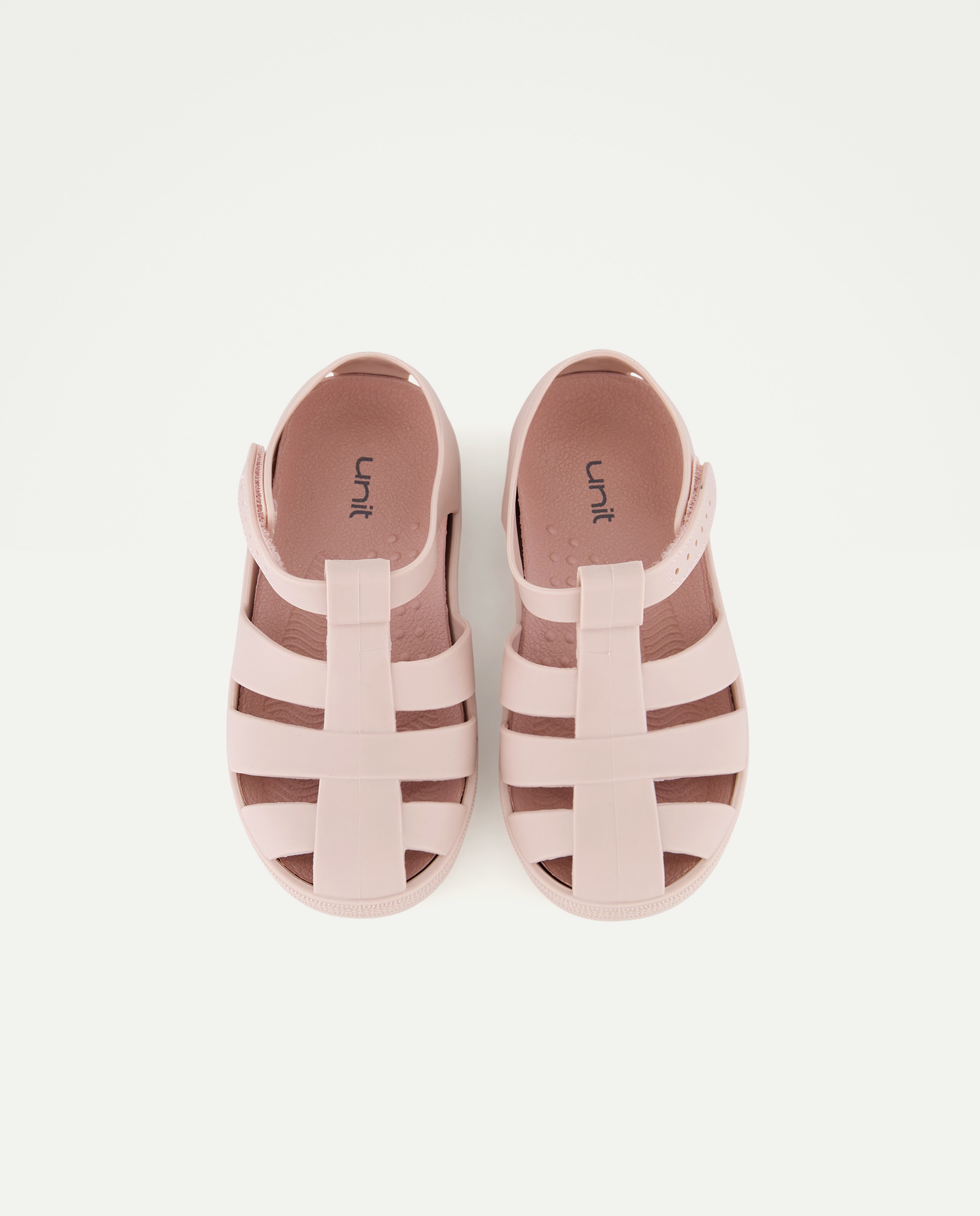 Cangrejera bebés de goma con velcro 220 Rosa palo-4
