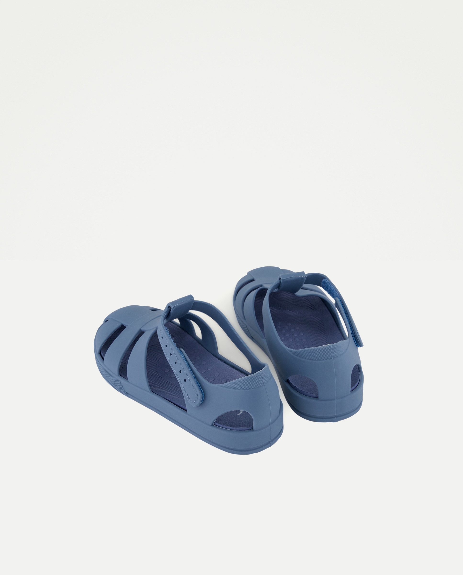 Cangrejera infantil de goma con velcro 400 Azul-3