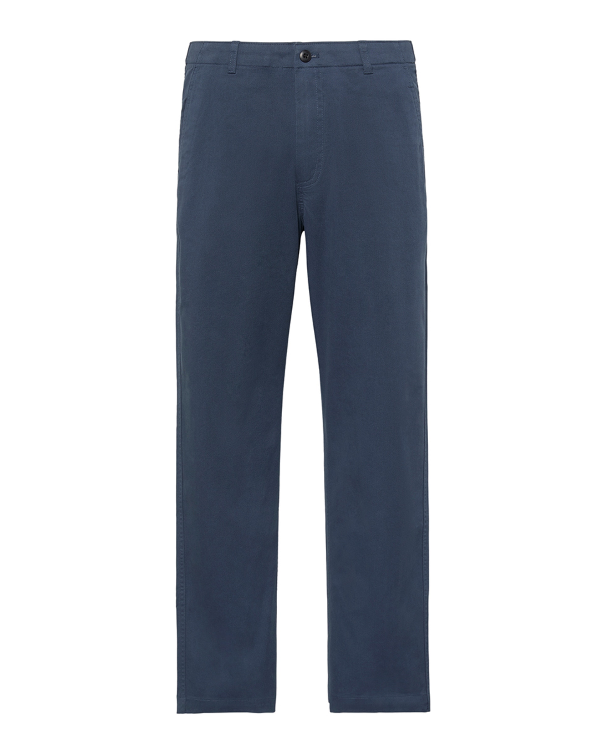 Calças Chino Straight Fit Azul-6