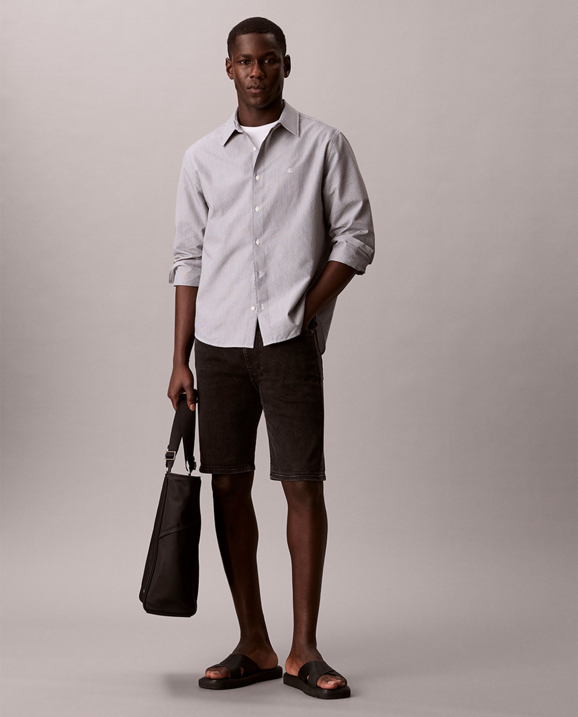 Imagem 0 de Calções de Ganga Slim Fit