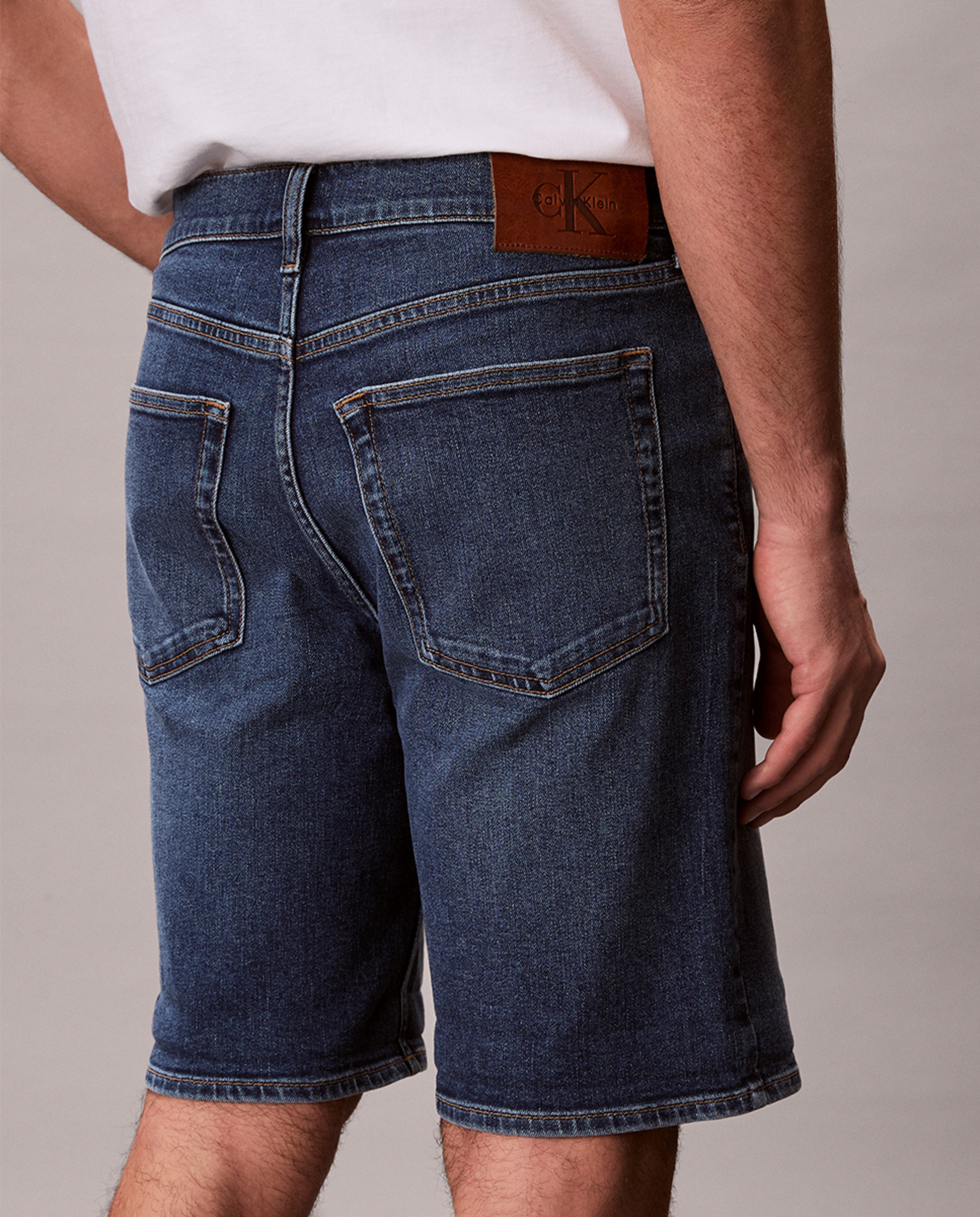 Calções de Ganga Slim Fit Azul-5