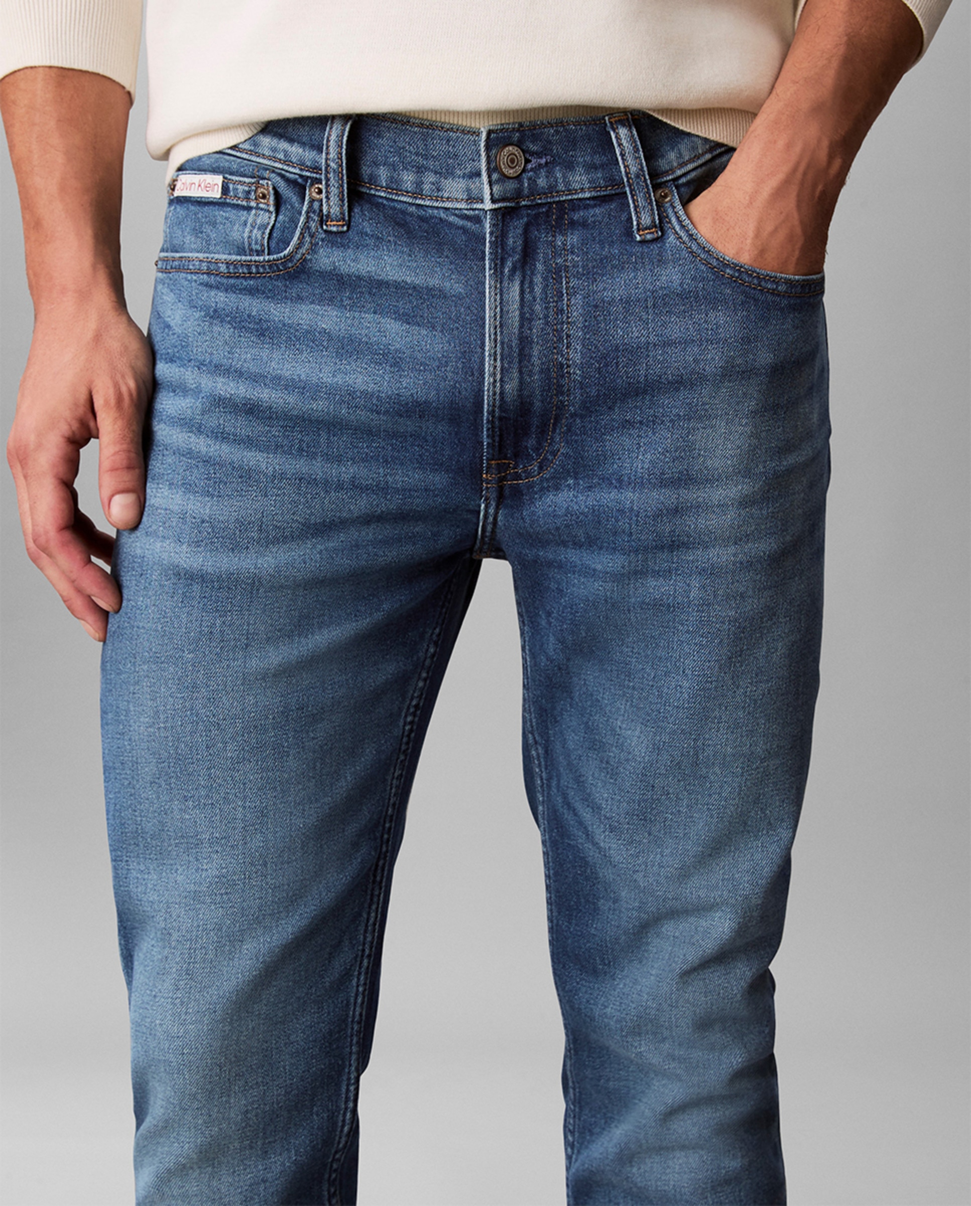 Jeans Slim Taper Azul-2