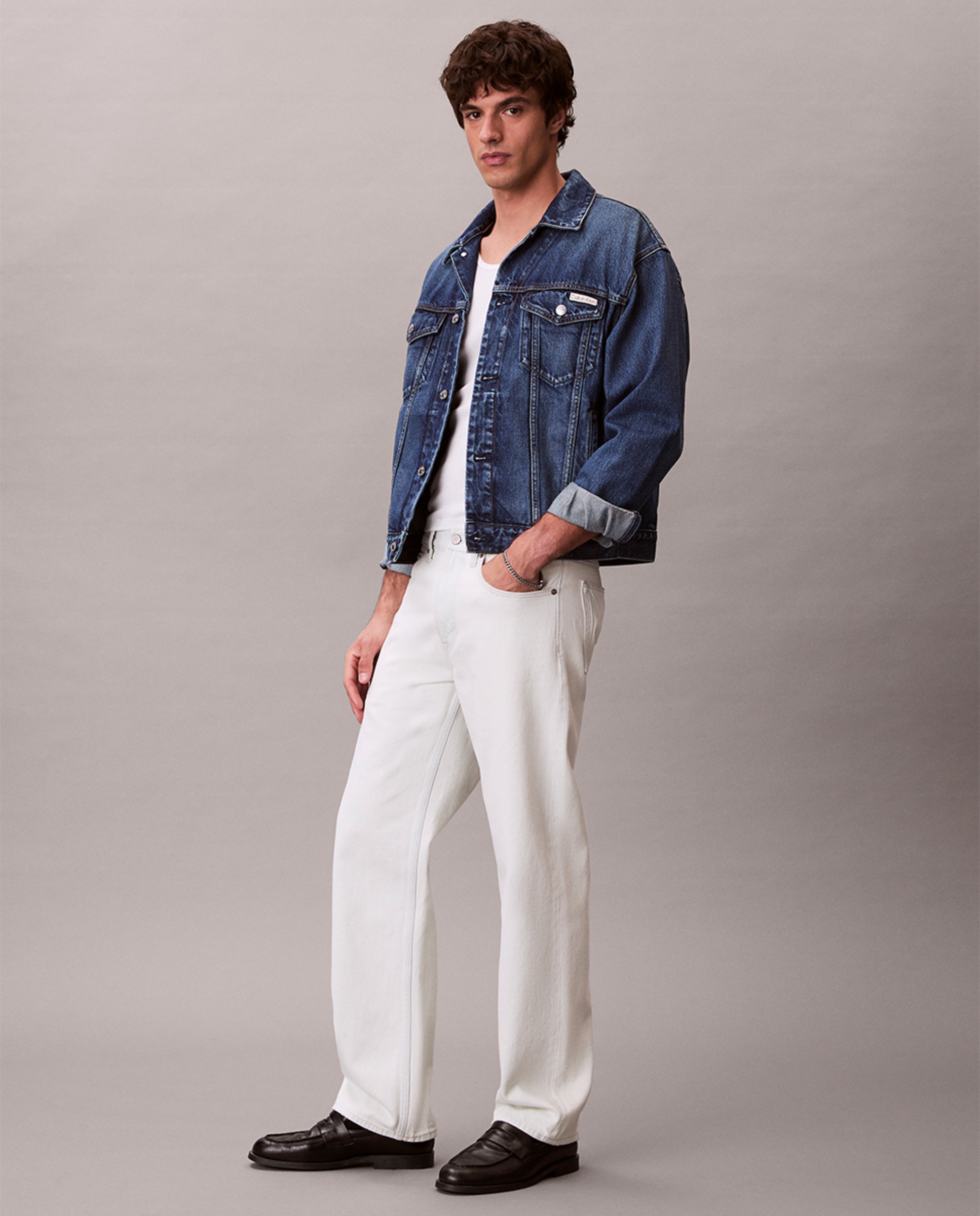 Jeans Straight Fit 90s Branco-2