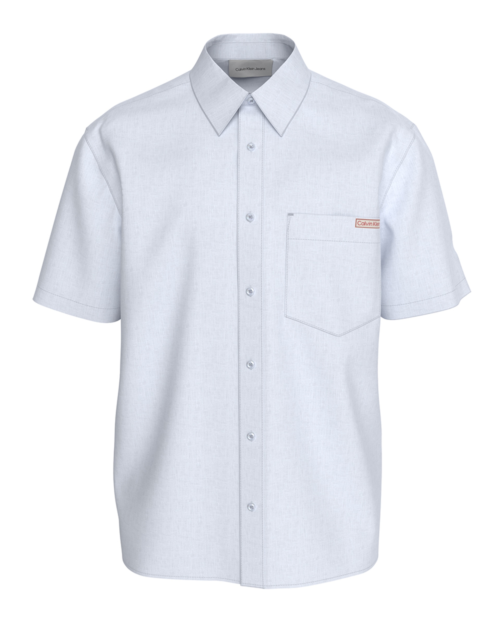 Camisa de Linho Clássica Branco-5