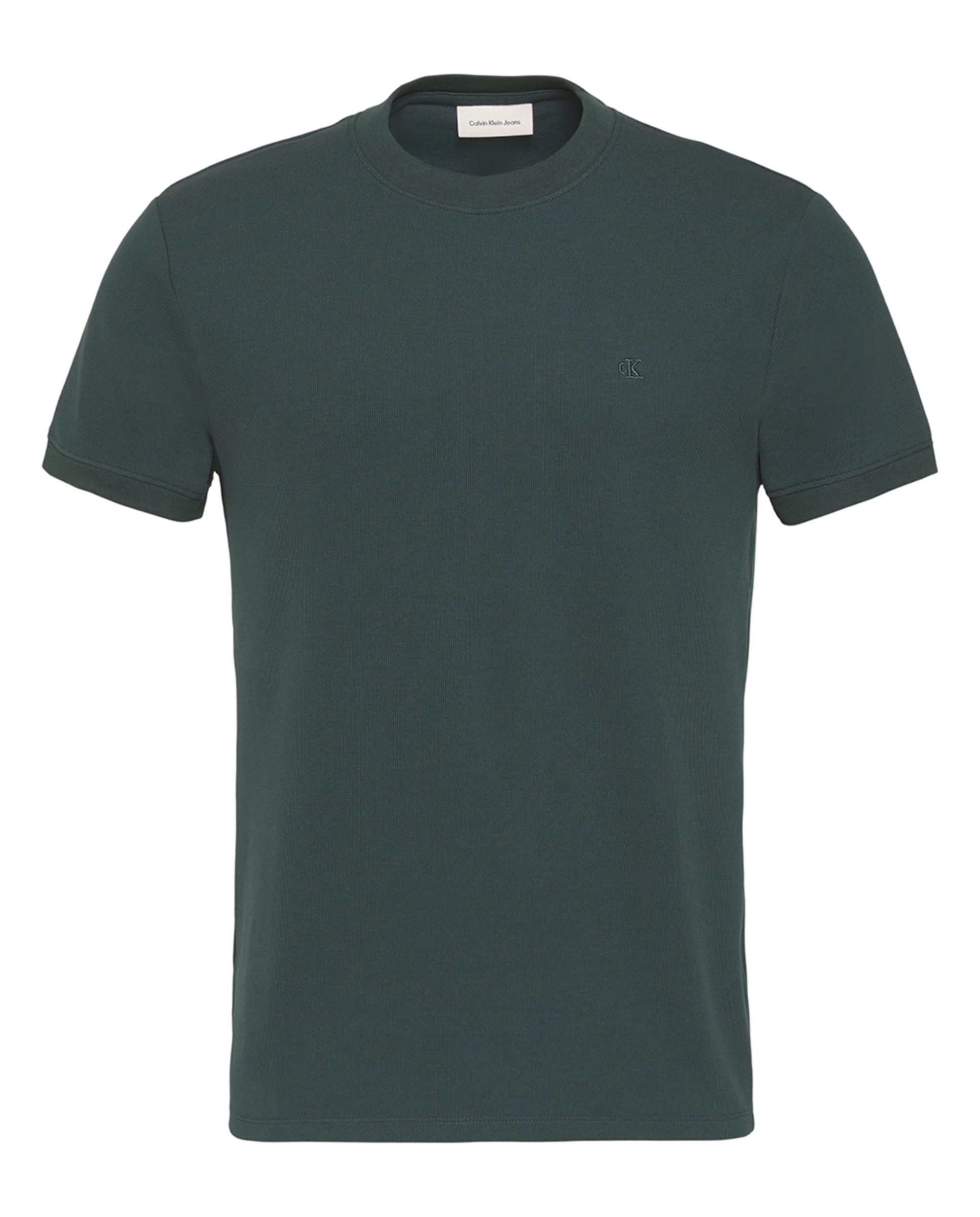 T-shirt Slim Fit Verde-escuro-5