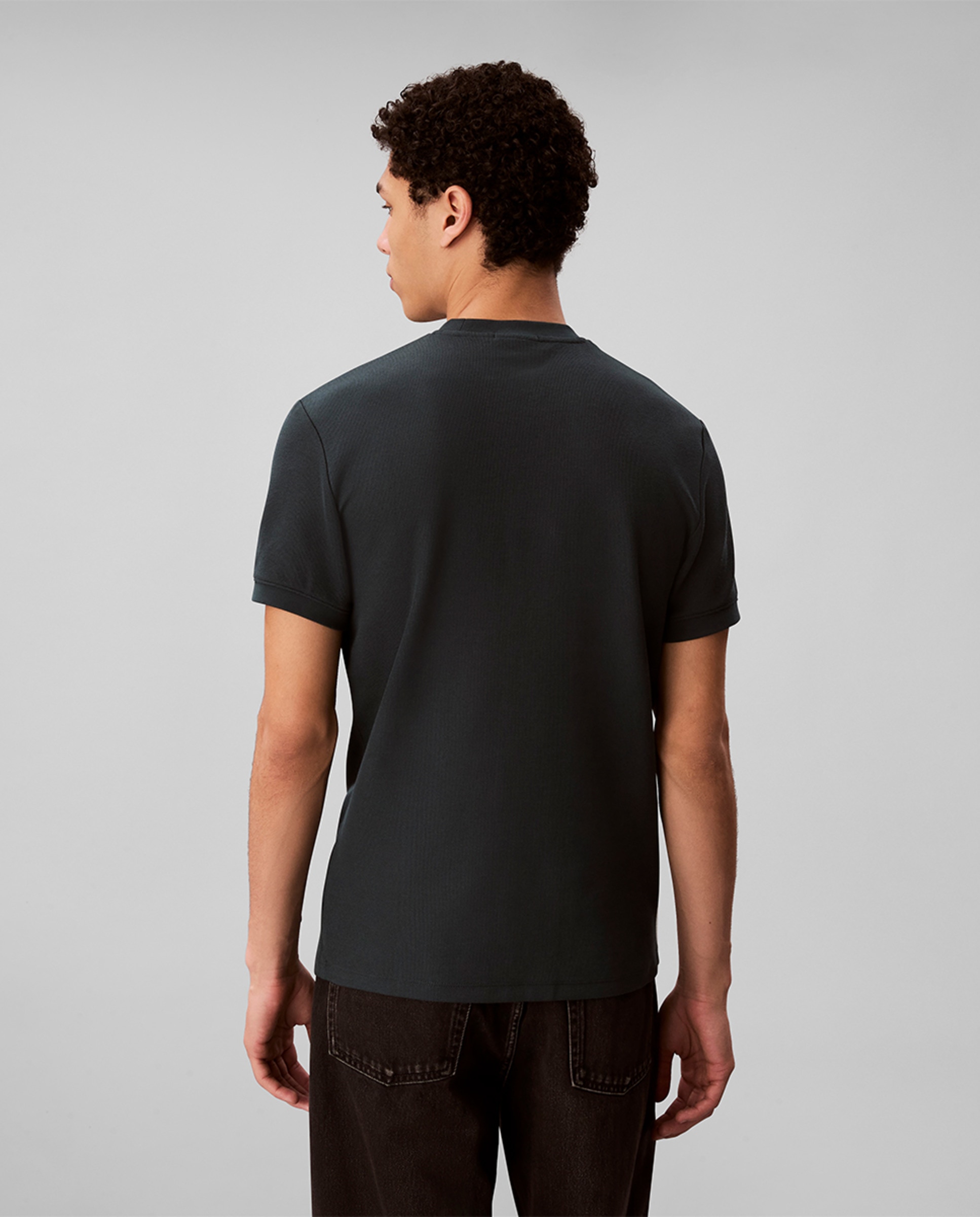 T-shirt Slim Fit Verde-escuro-2