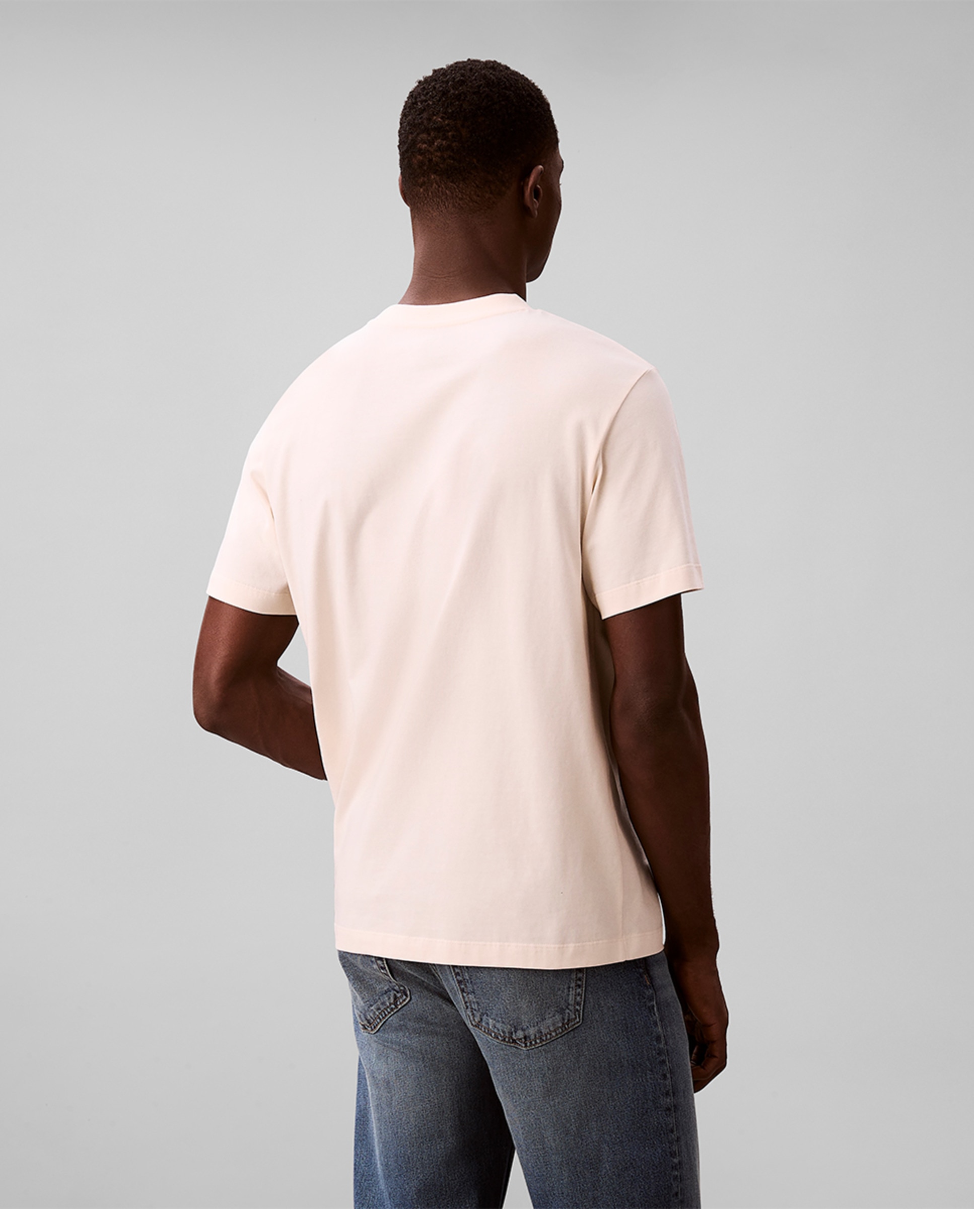 T-shirt Estampada Easy Fit Creme-2