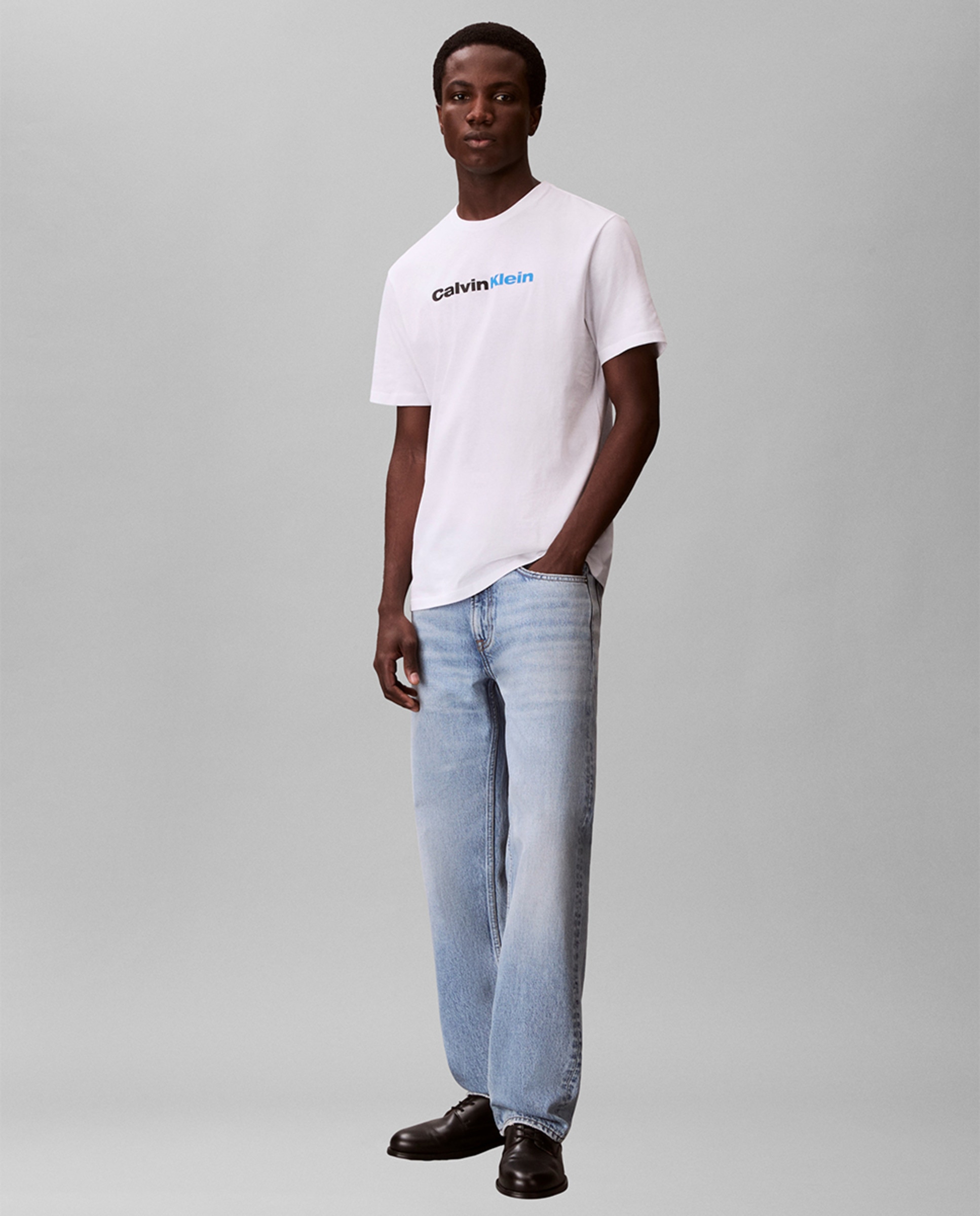 T-shirt com Estampado Gráfico Branco-5