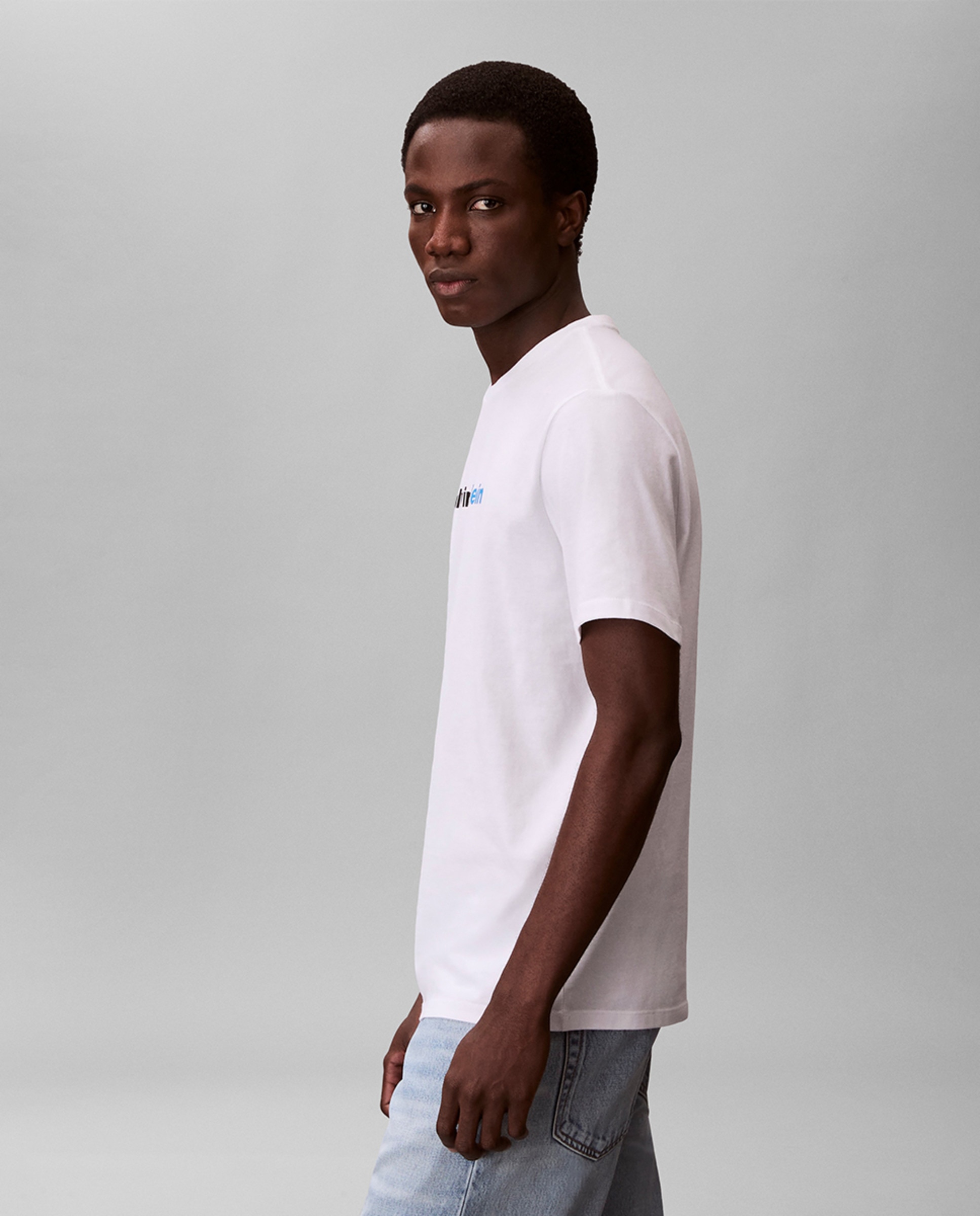 T-shirt com Estampado Gráfico Branco-3