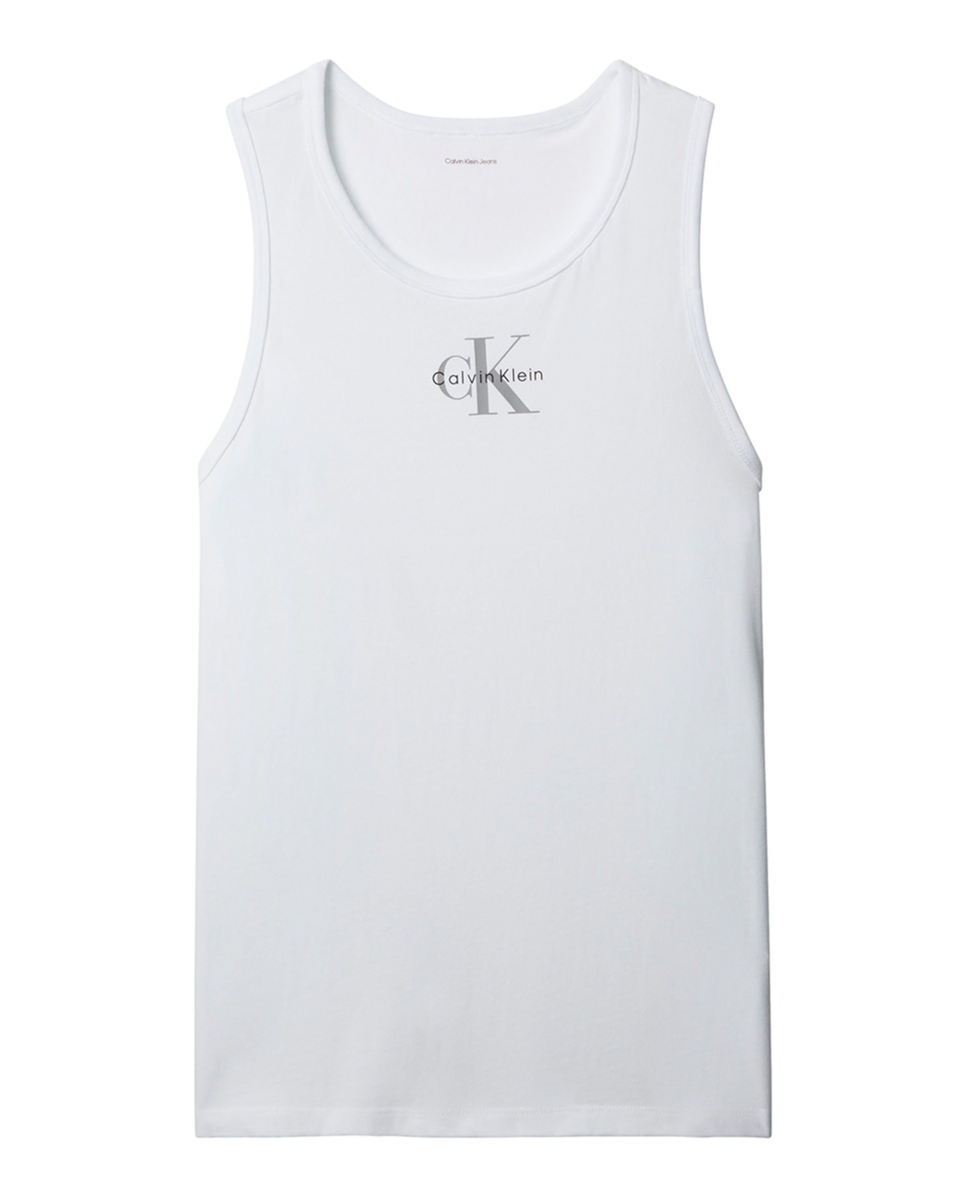 T-shirt sem Mangas Branco-4