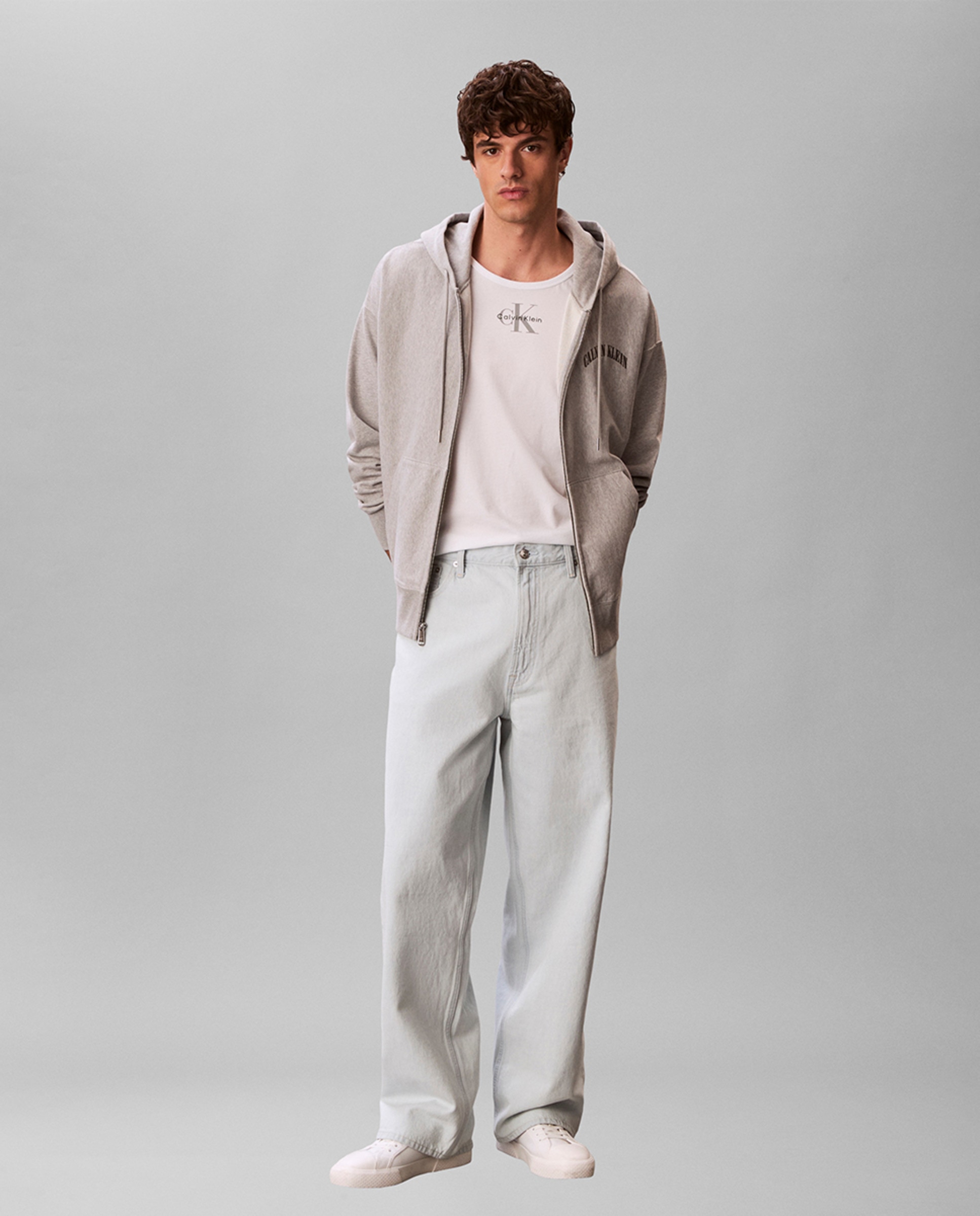 T-shirt sem Mangas Branco-5