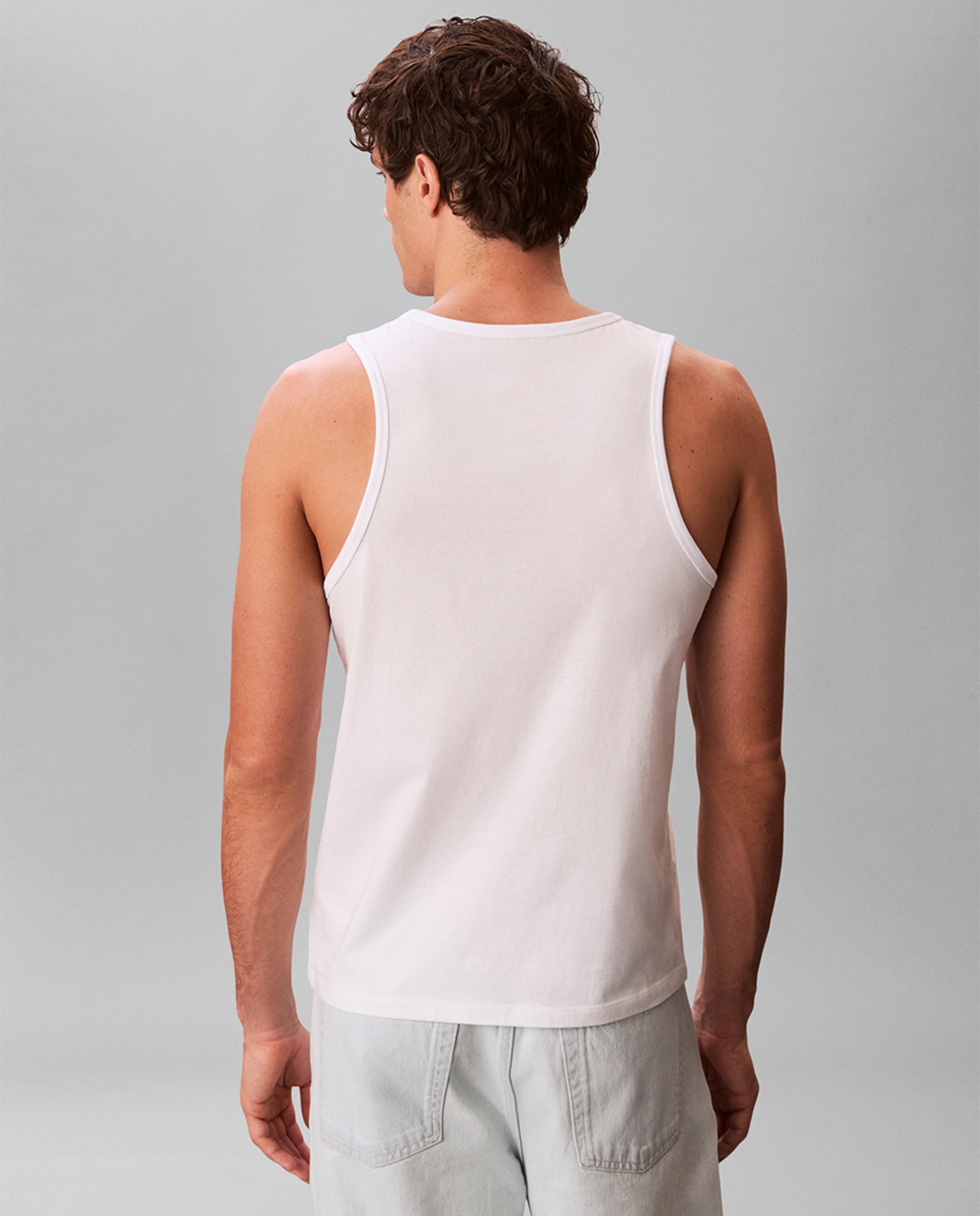 T-shirt sem Mangas Branco-2