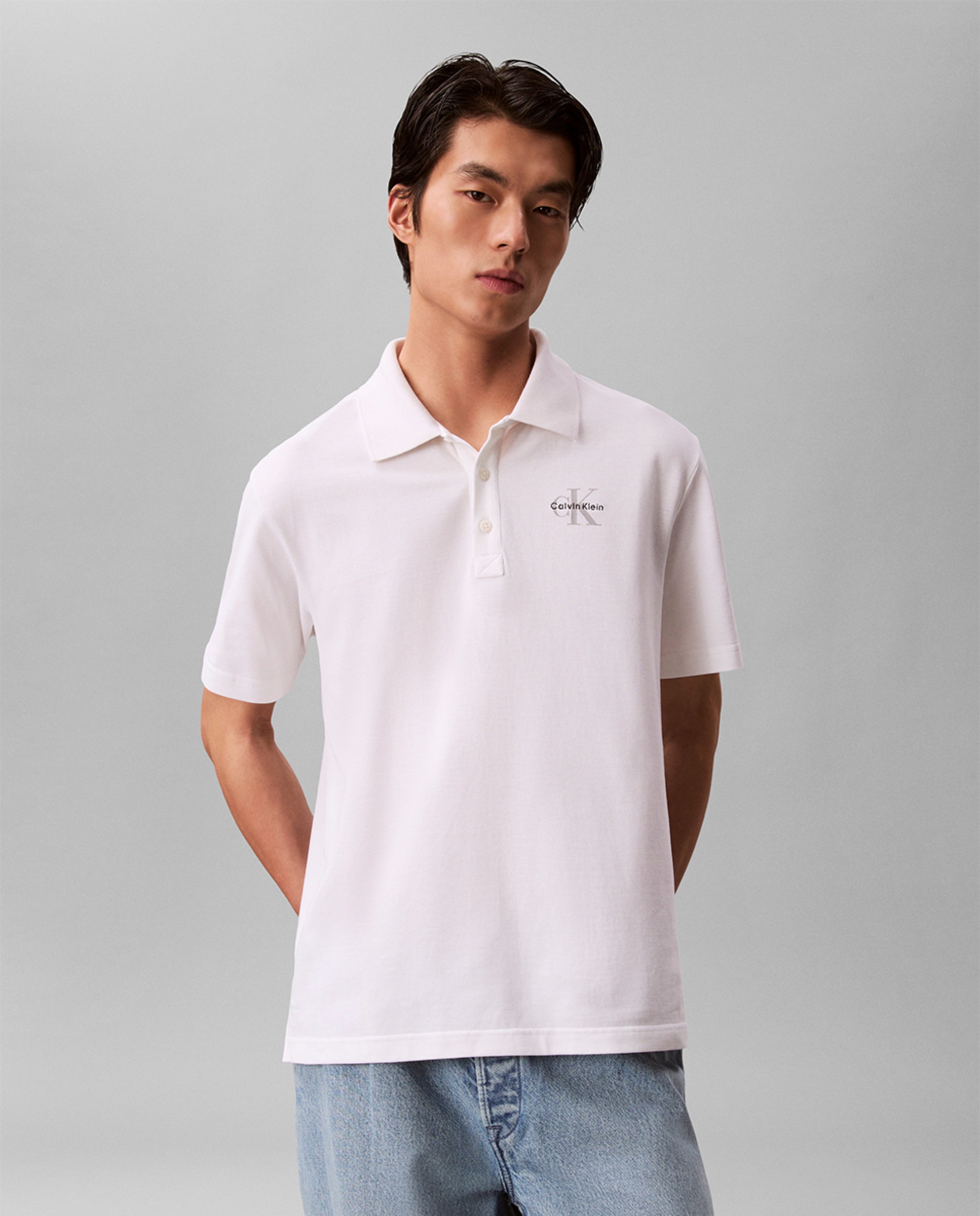 Imagem 0 de Polo Piqué com Mono Logótipo