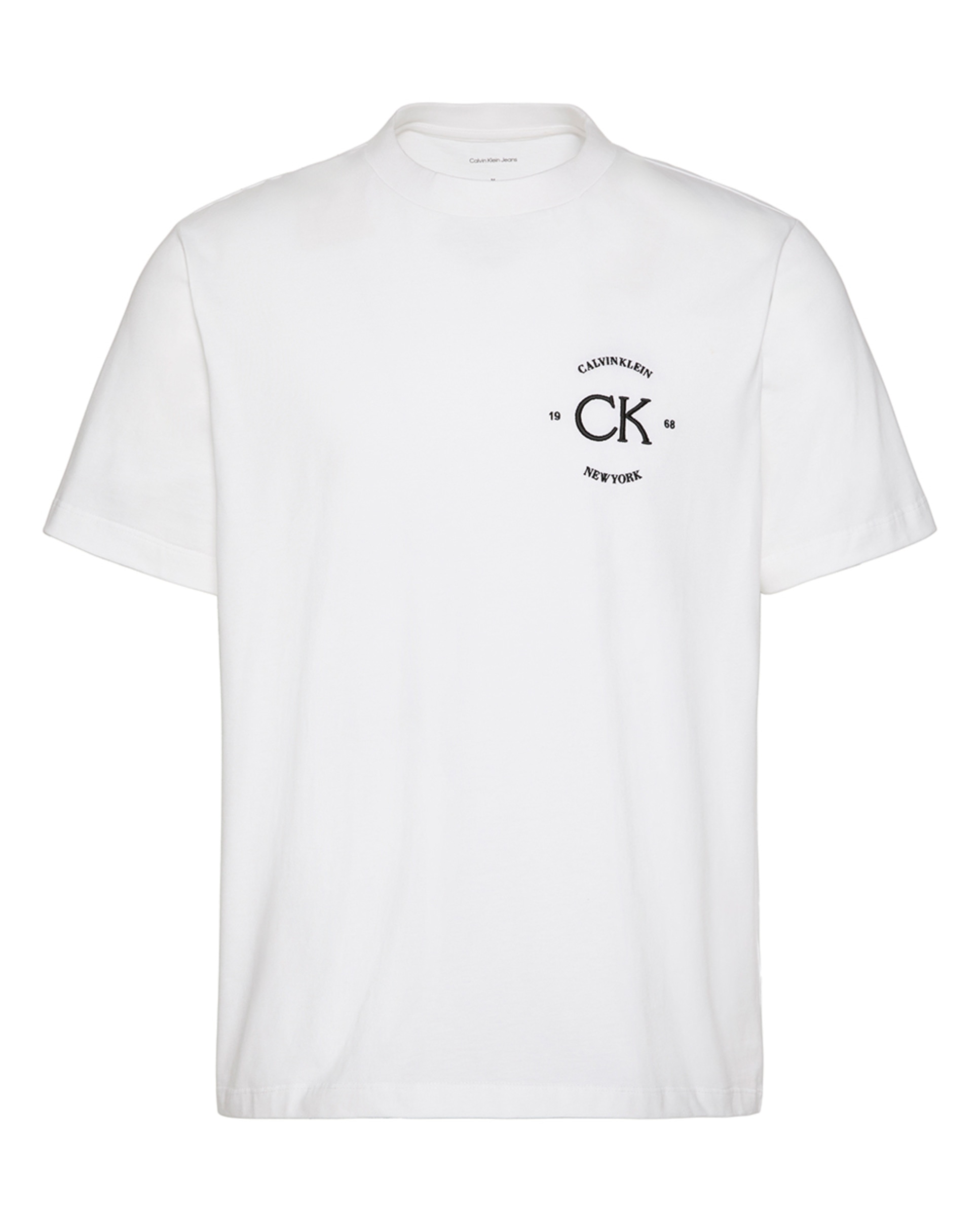 T-shirt Easy Fit com Logótipo Branco-4