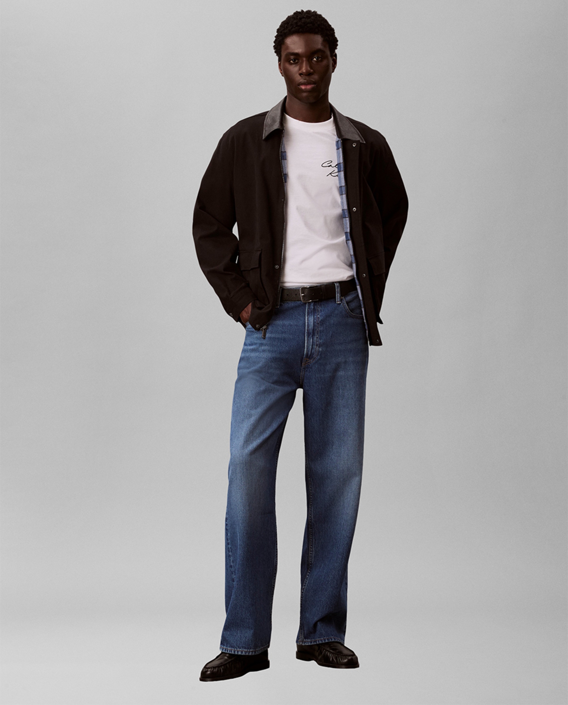 T-shirt Relaxed Fit com Logótipo Branco-4