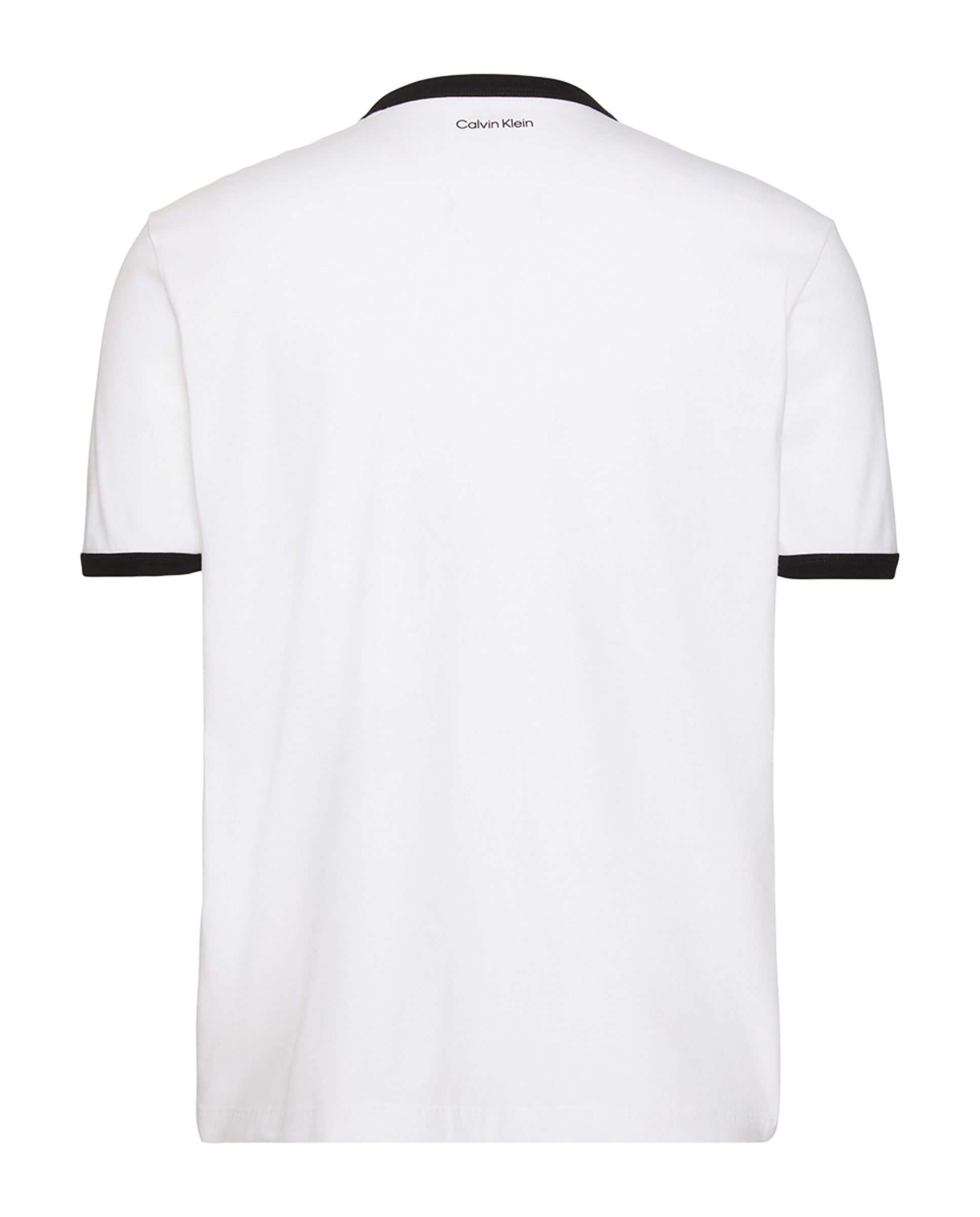 T-shirt com Logótipo Circular Easy Fit Branco-2