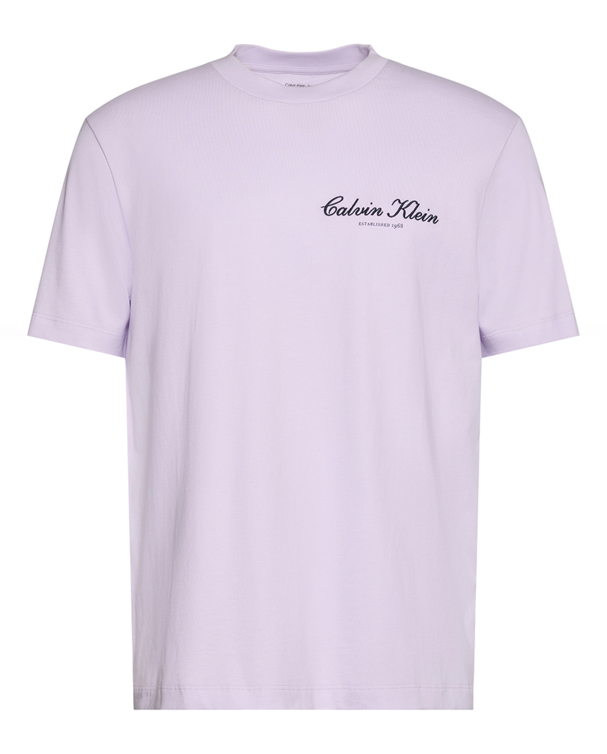 T-shirt Easy Fit com Logótipo Lilás-4