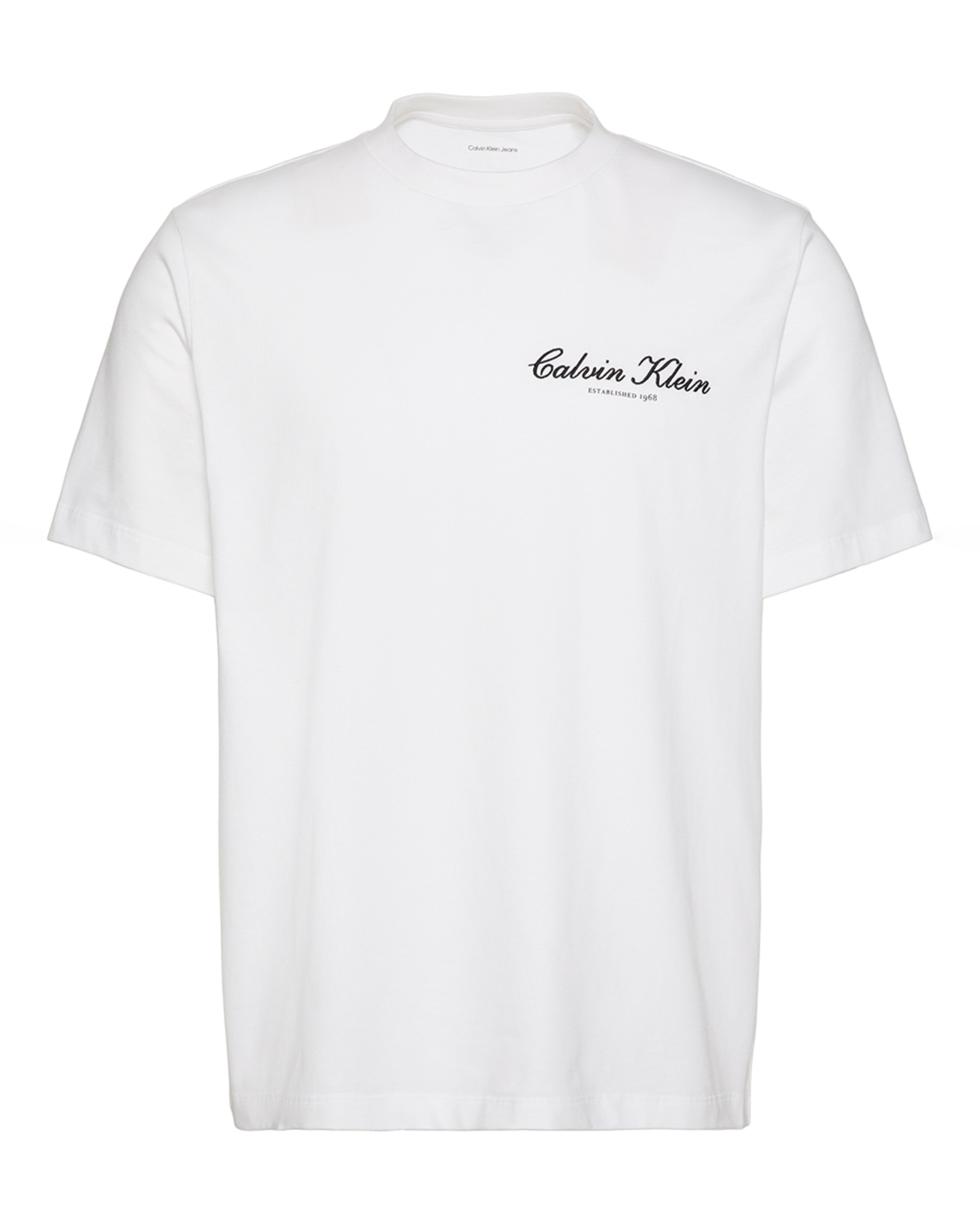 T-shirt Easy Fit com Logótipo Branco-2