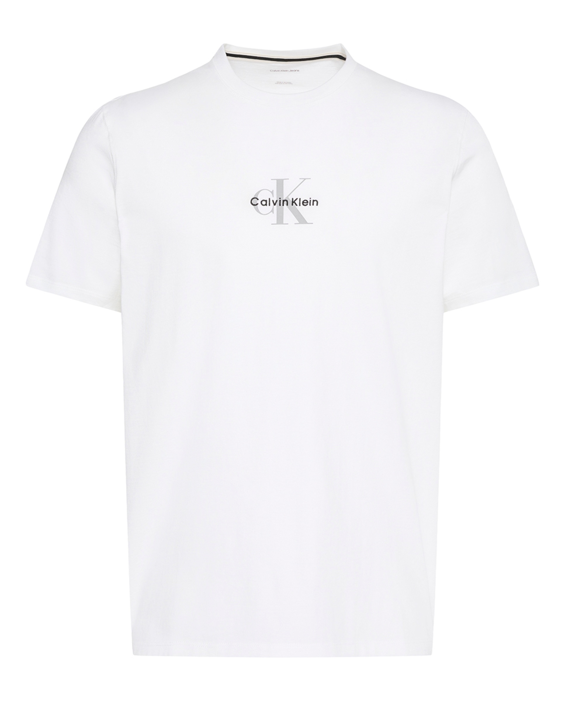 T-shirt com Micro Logótipo Branco-4