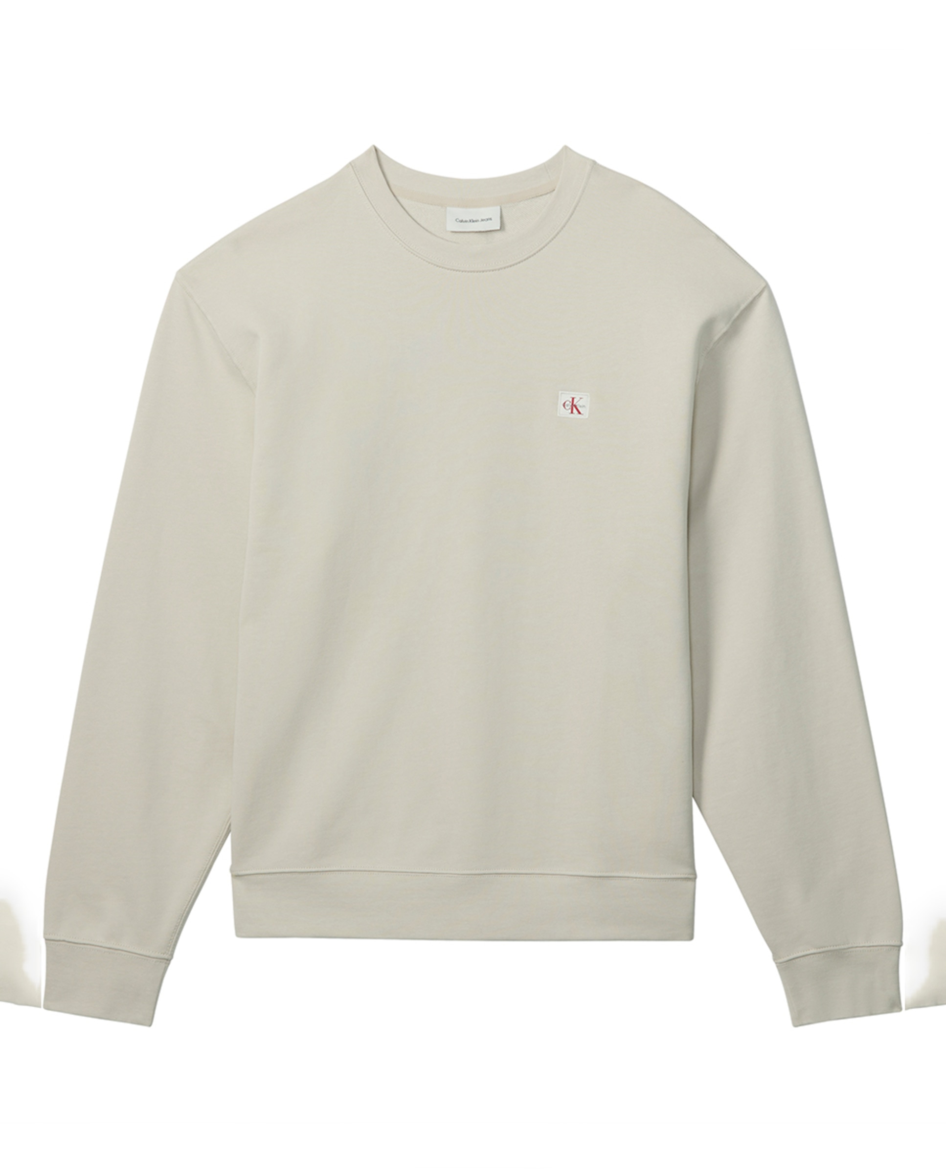 Sweatshirt sem Capuz Bege-2